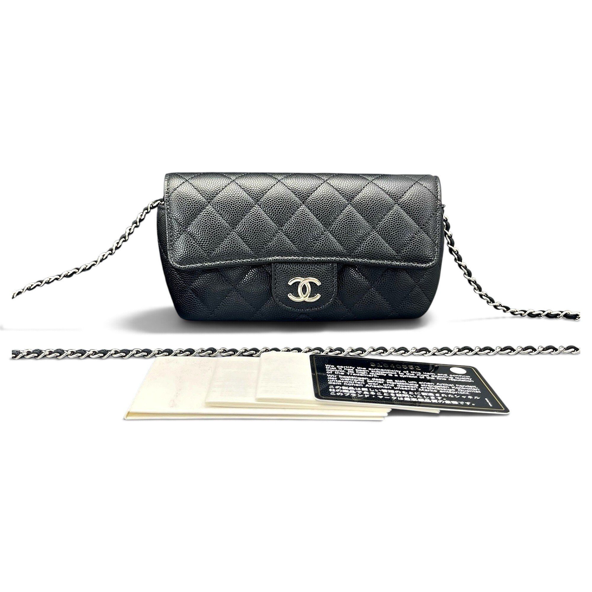 Wallet On Chain Timeless/Classique leather crossbody bag