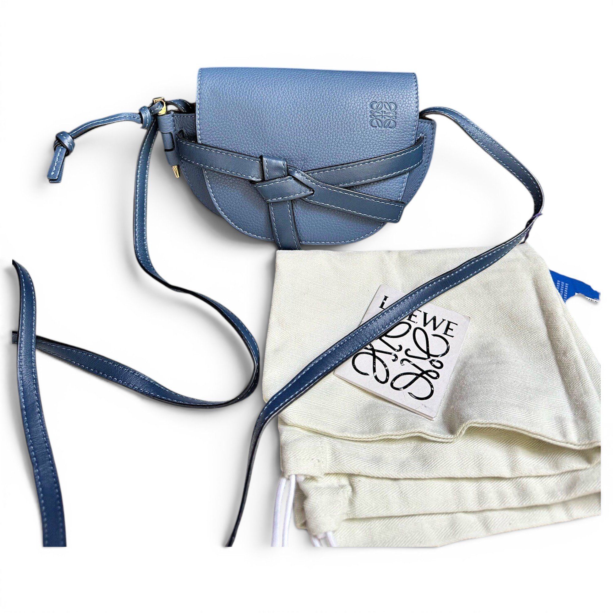 Gate leather crossbody bag