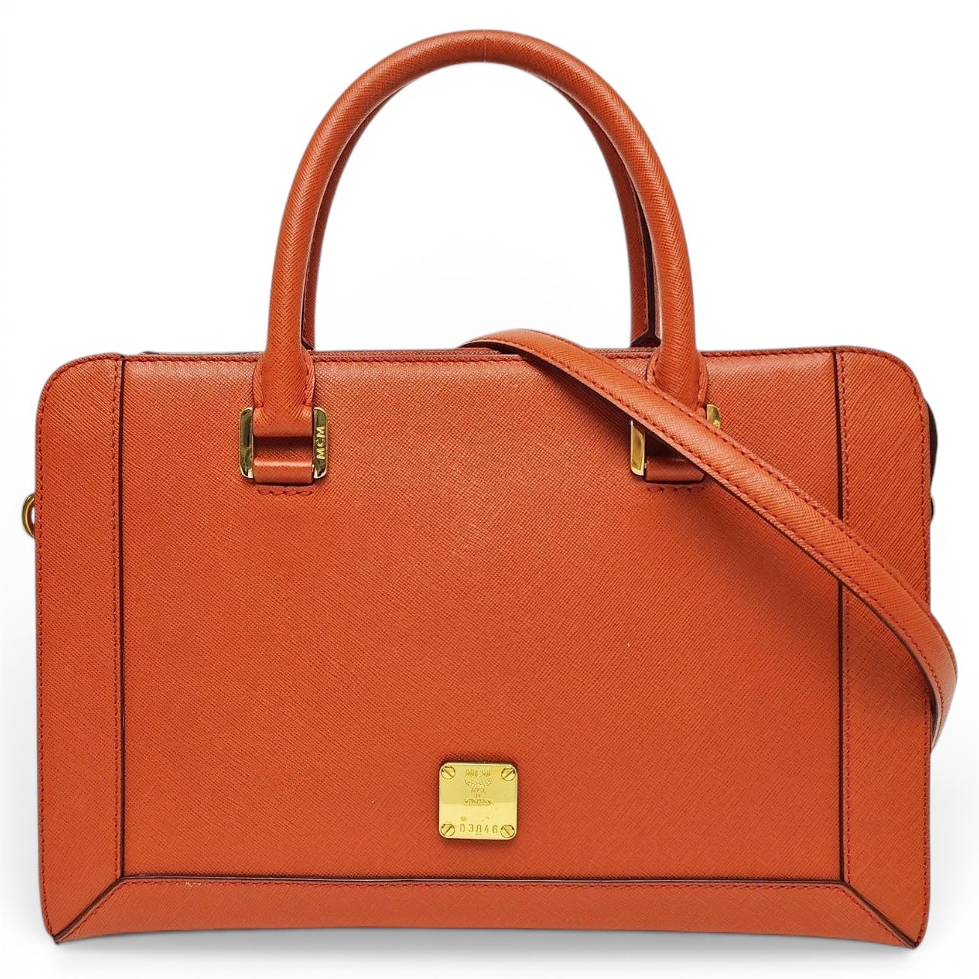 Leather handbag