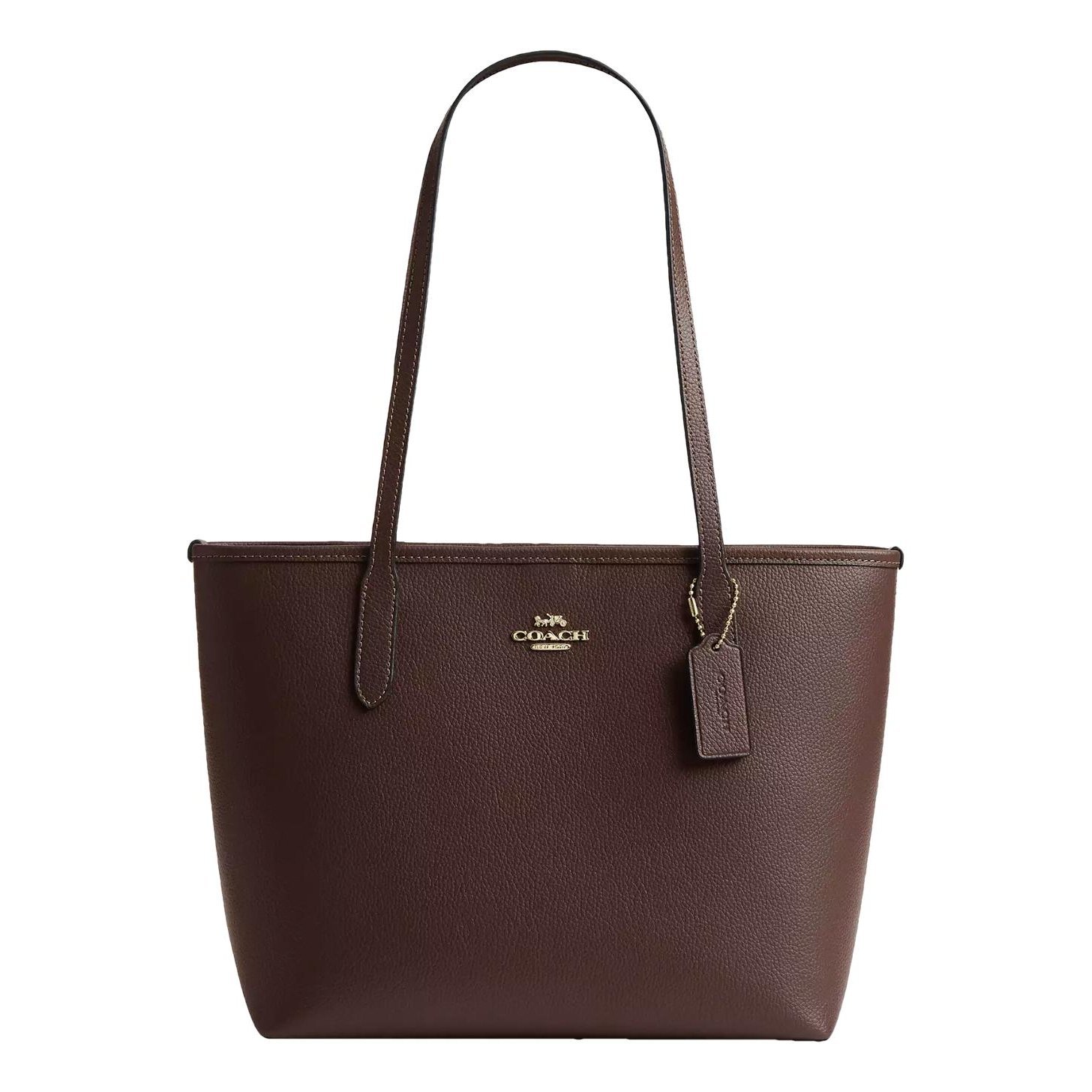 Leather tote