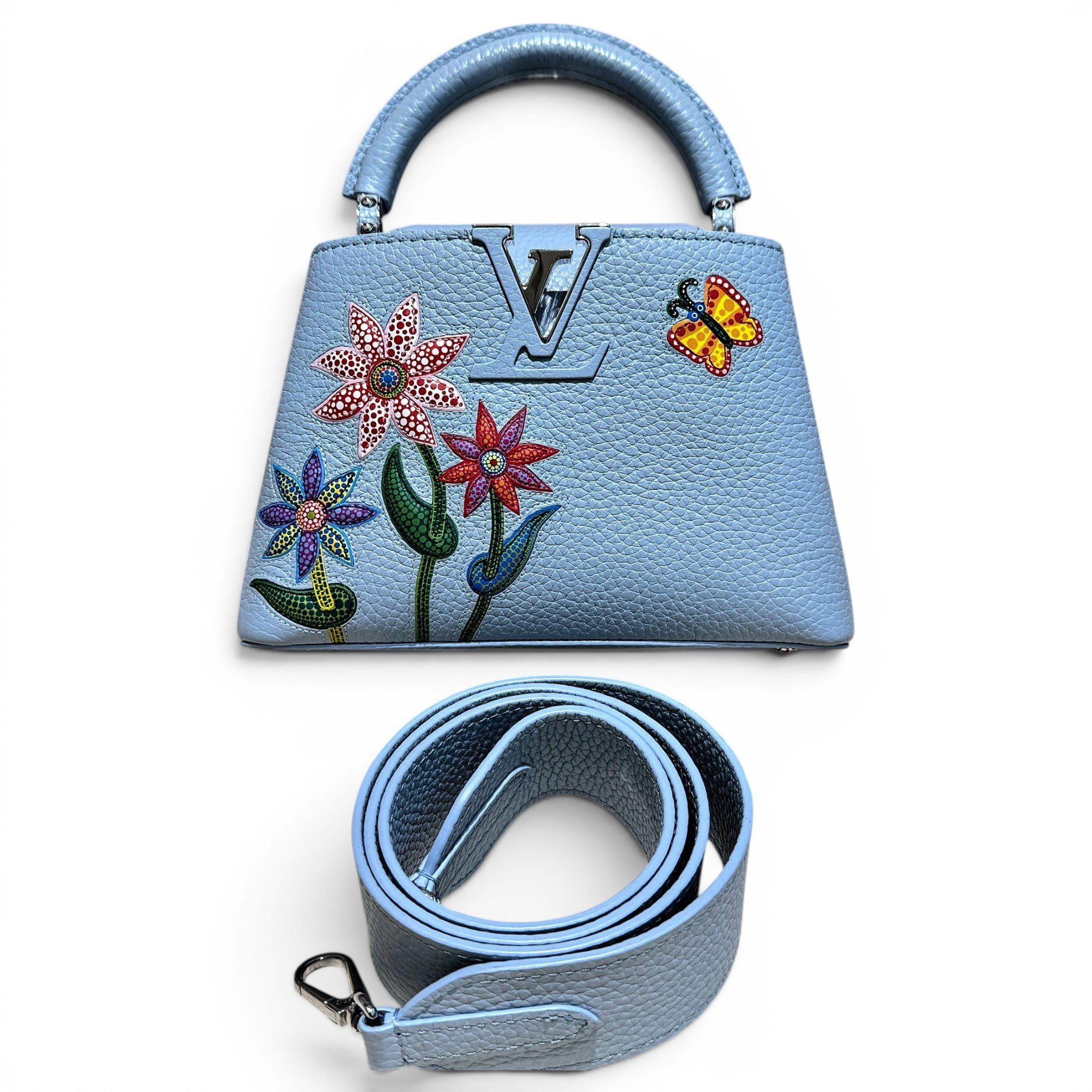 Capucines leather handbag