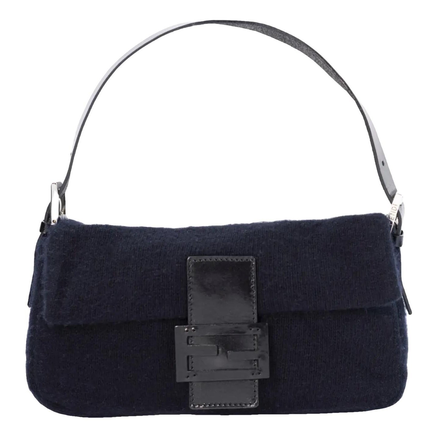 Baguette cashmere handbag