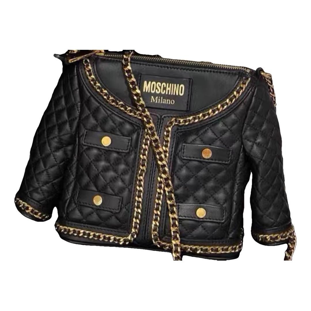 Biker leather bag