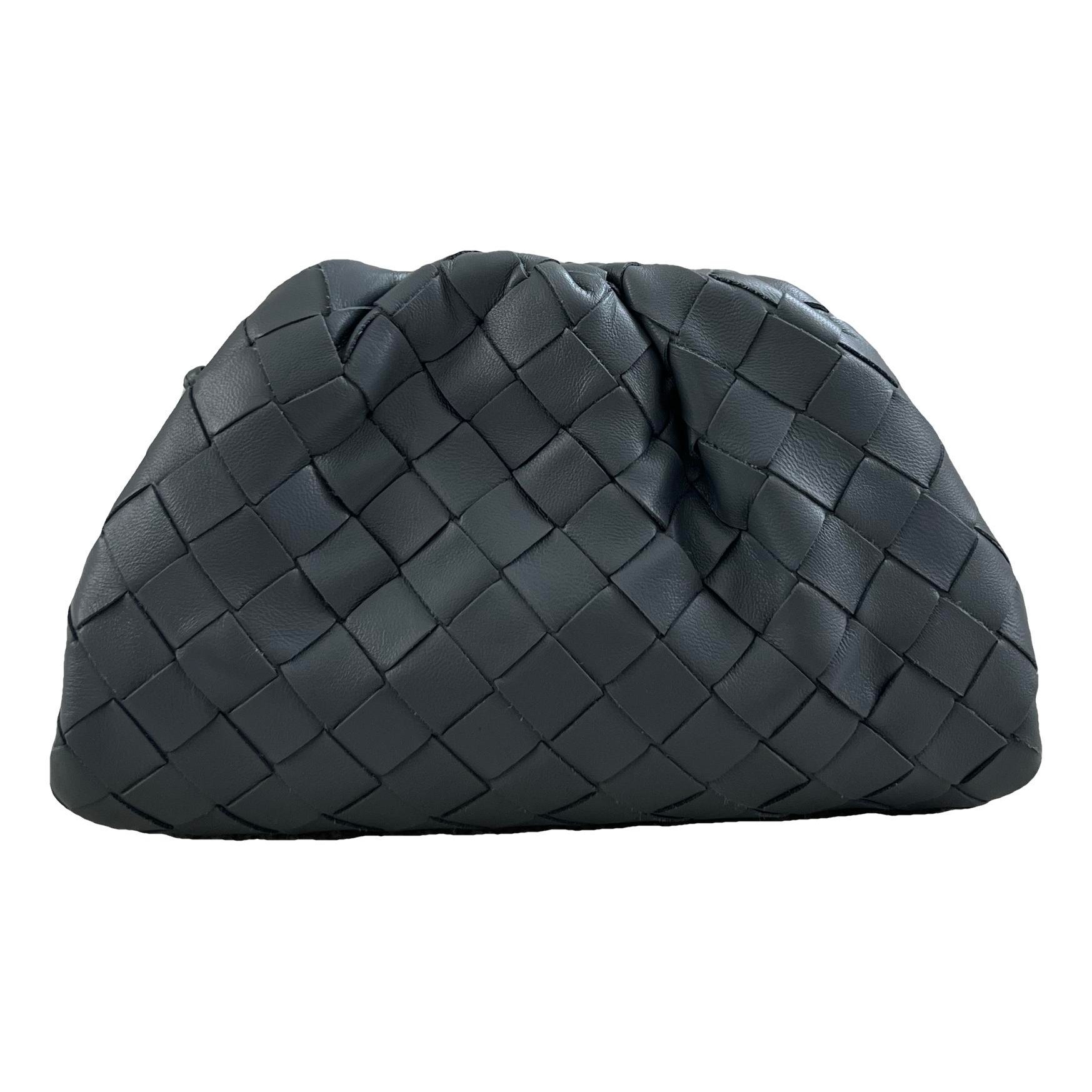 Pouch leather crossbody bag