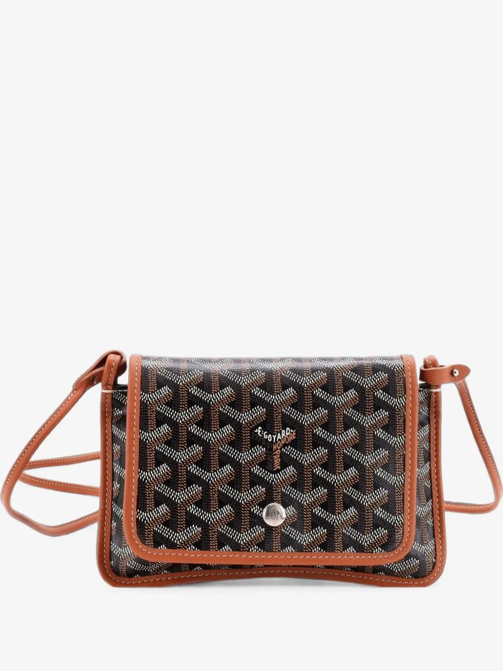 Goyard Plumet Clutch Wallet Coated Canvas crossbody bag