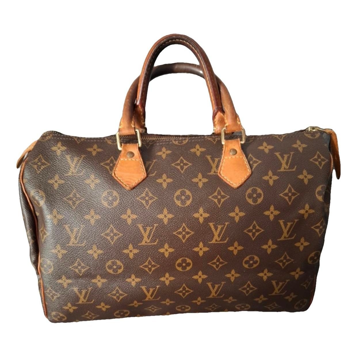 Speedy leather handbag