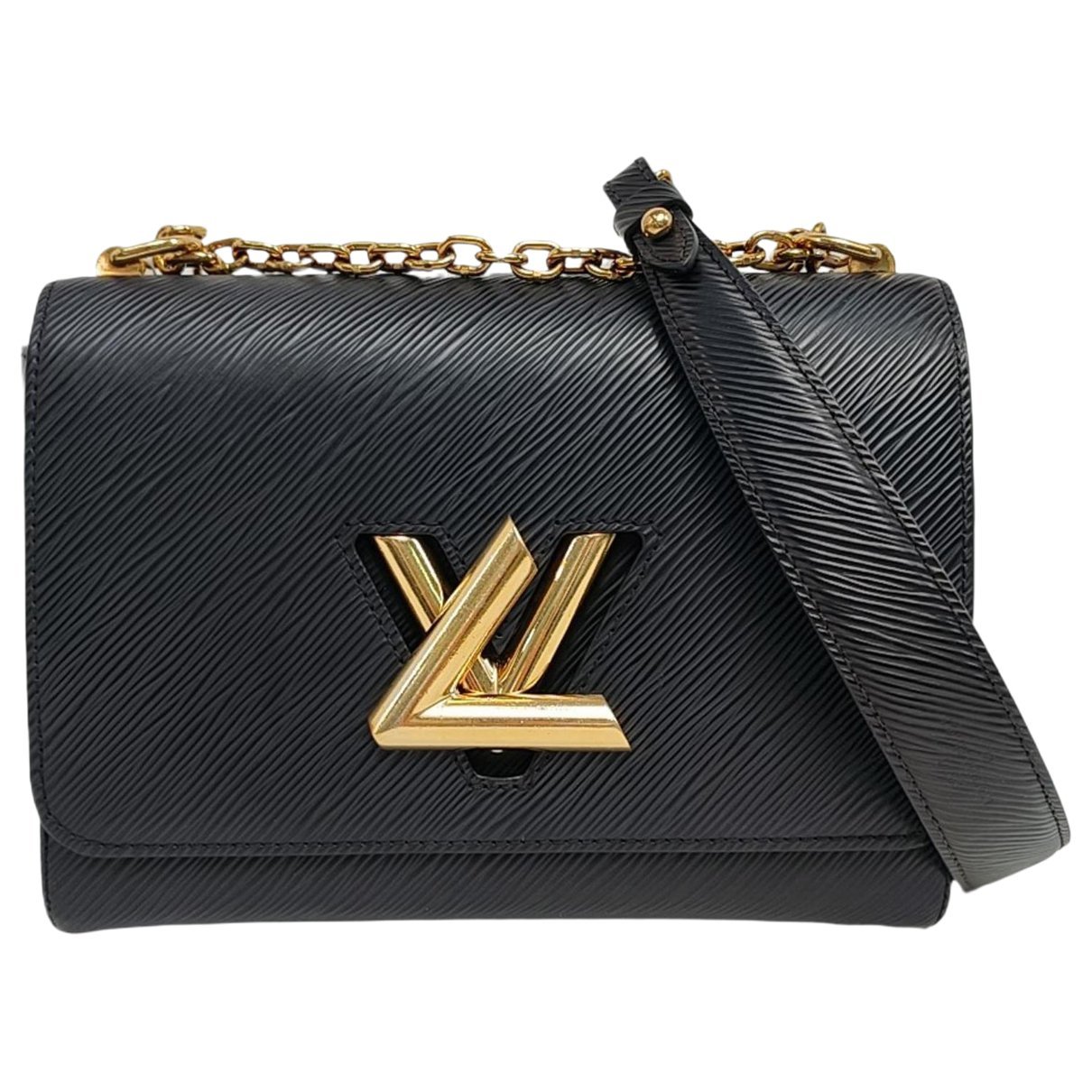 Twist leather crossbody bag