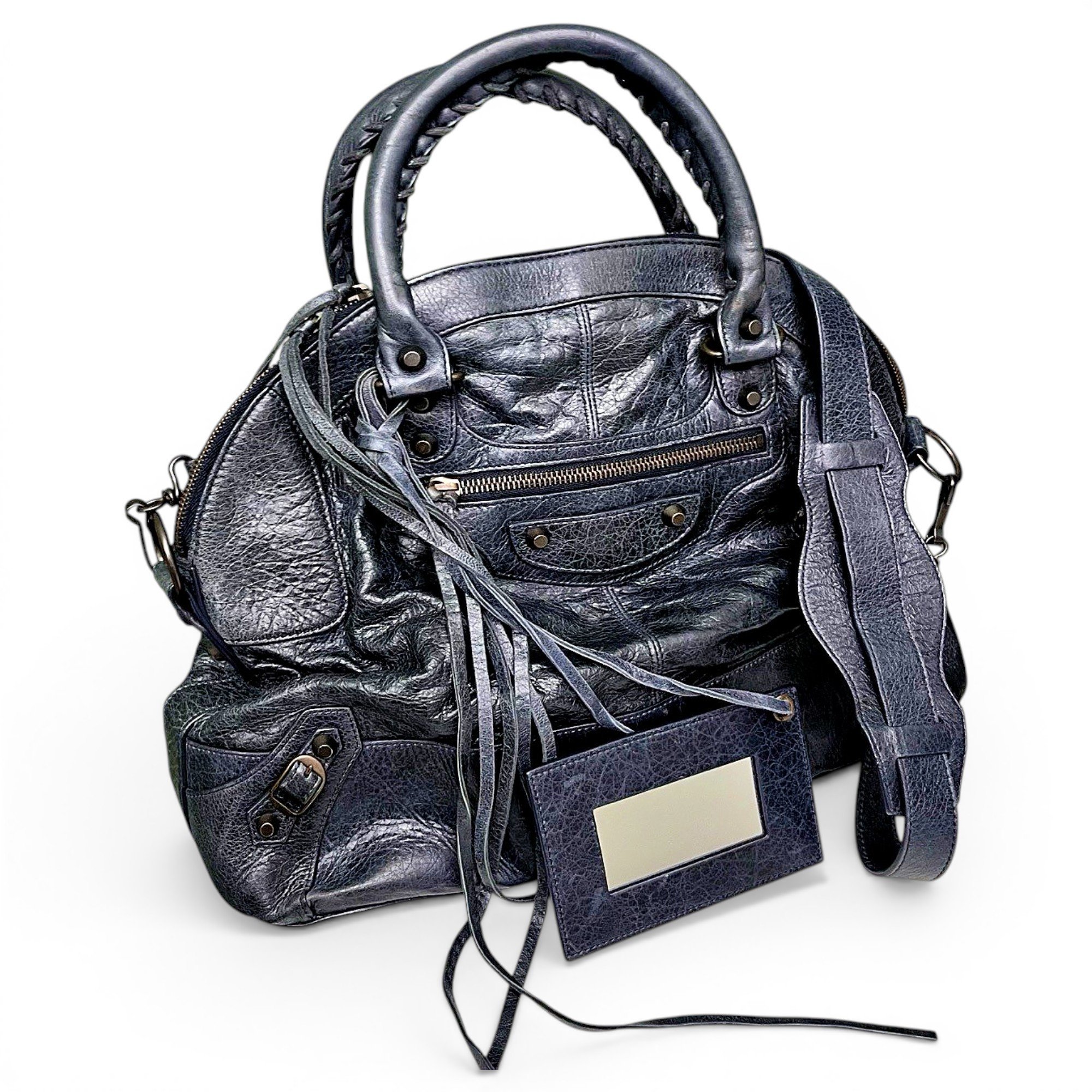Leather handbag