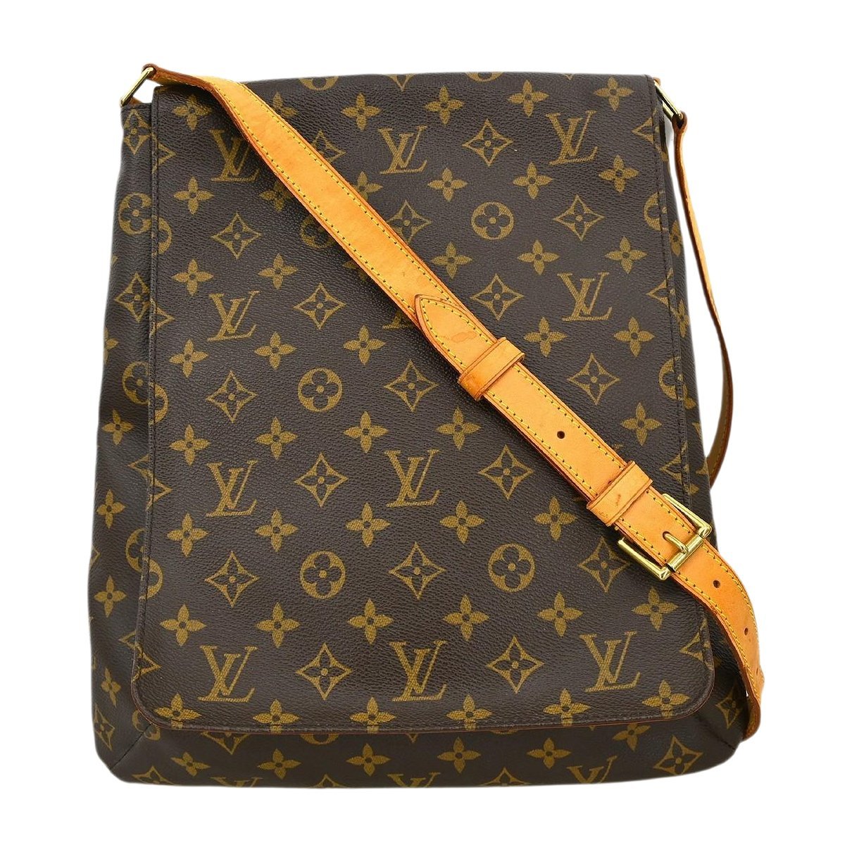 Musette cloth handbag