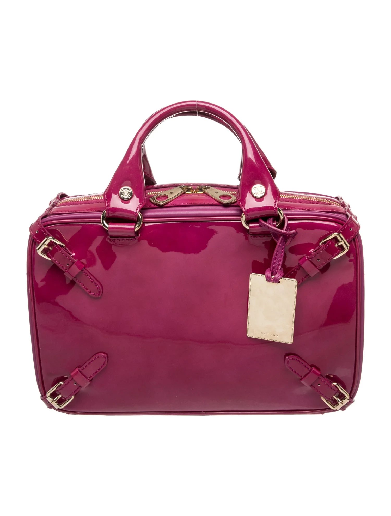 Patent Leather Trunkette Medium Vintage