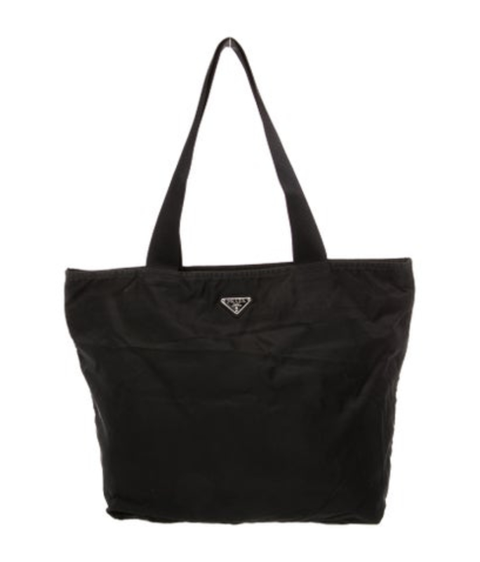 Prada Enameled Metal Triangle Shoulder Bag