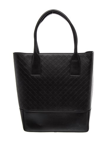 Intrecciato Intrecciato Embossed Leather Tote Bag