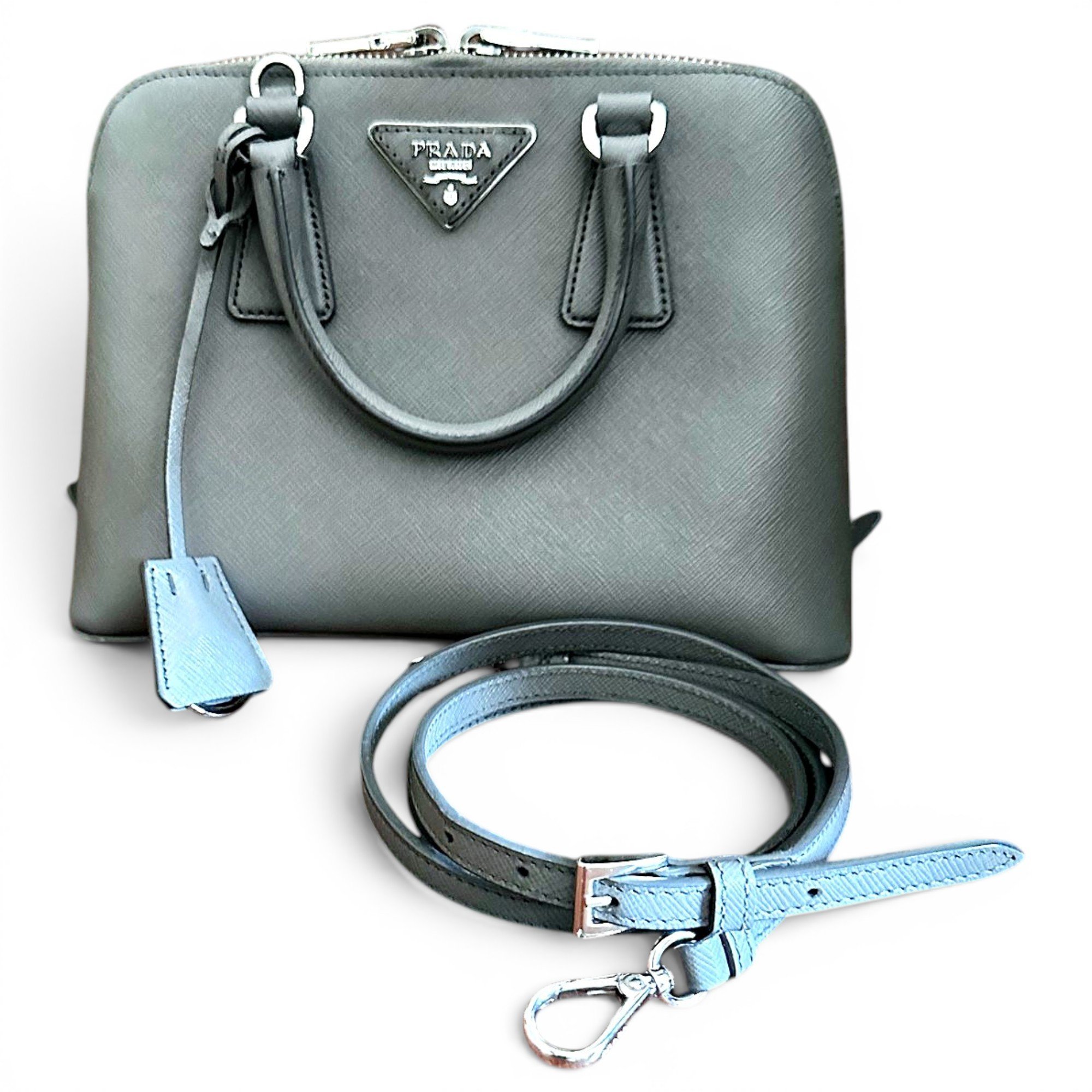 Promenade leather handbag