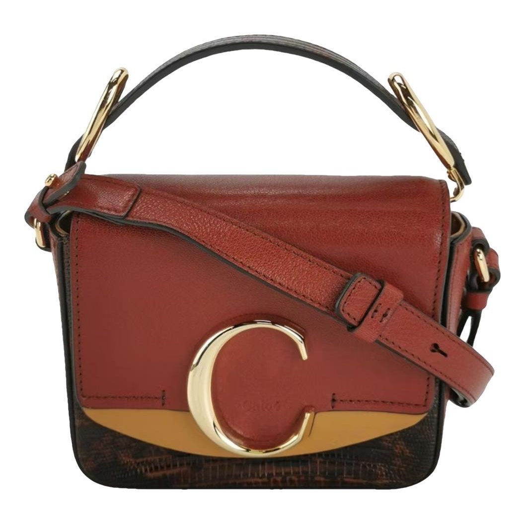 C leather handbag