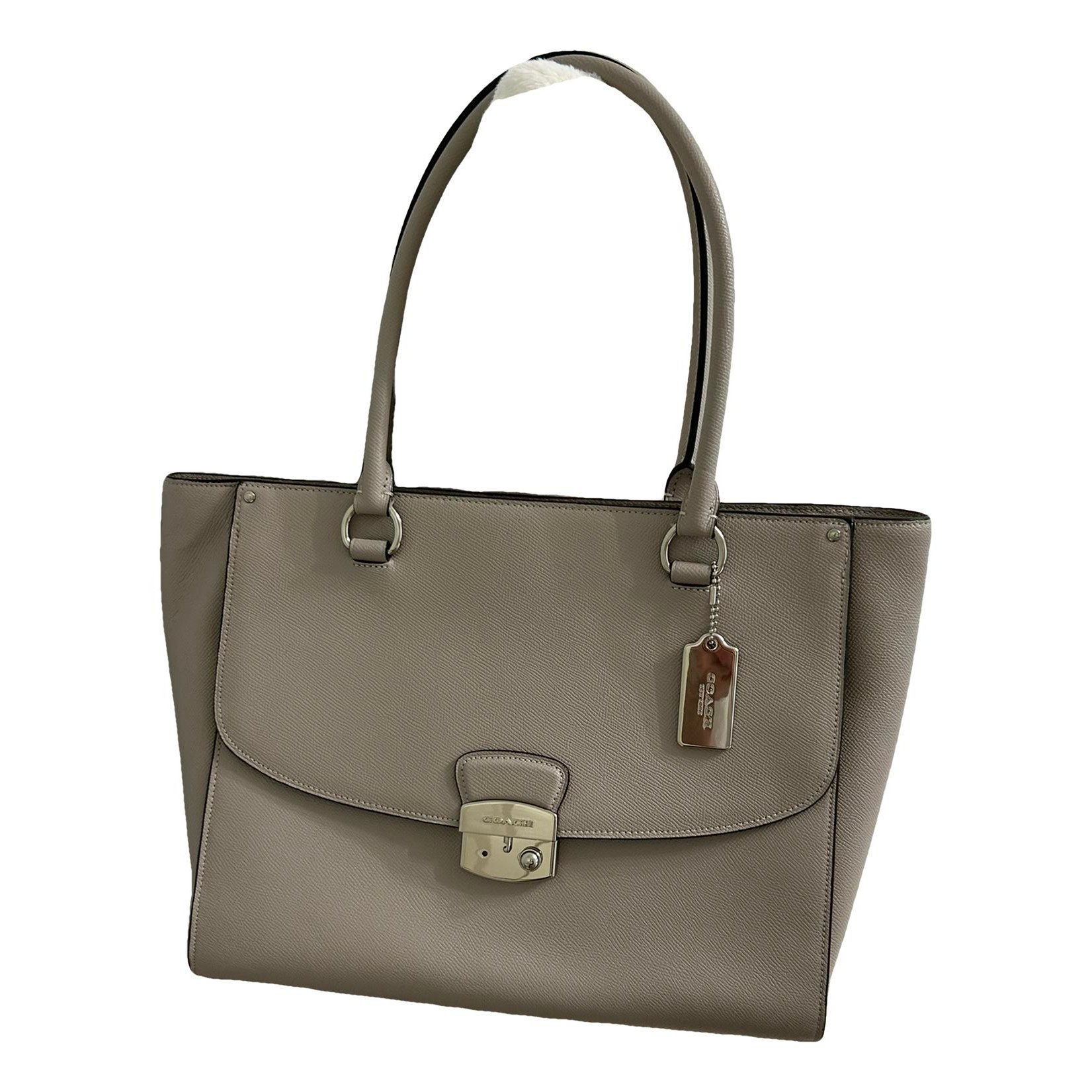 Leather tote
