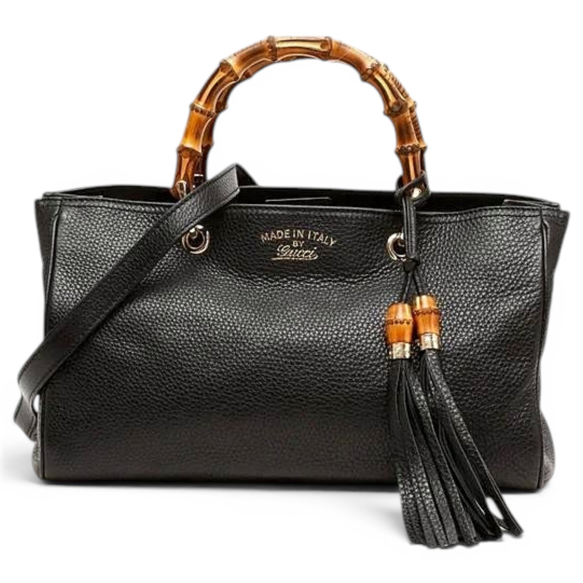 Gucci Bamboo leather tote