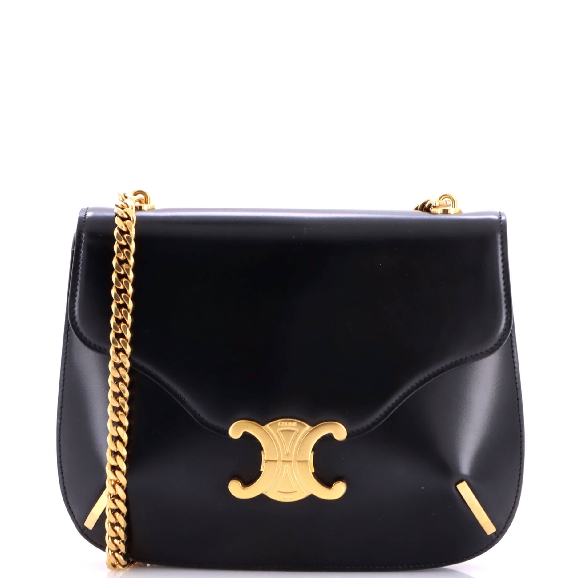 Besace Triomphe Shoulder Bag Smooth Calfskin Small