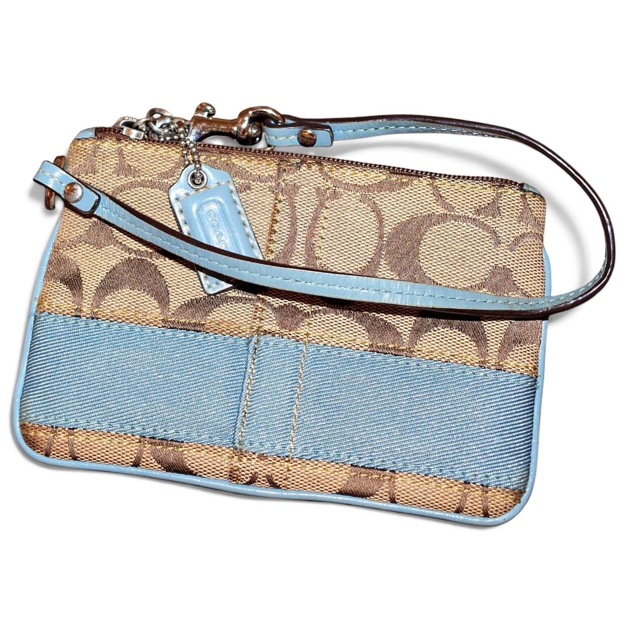 Leather clutch bag