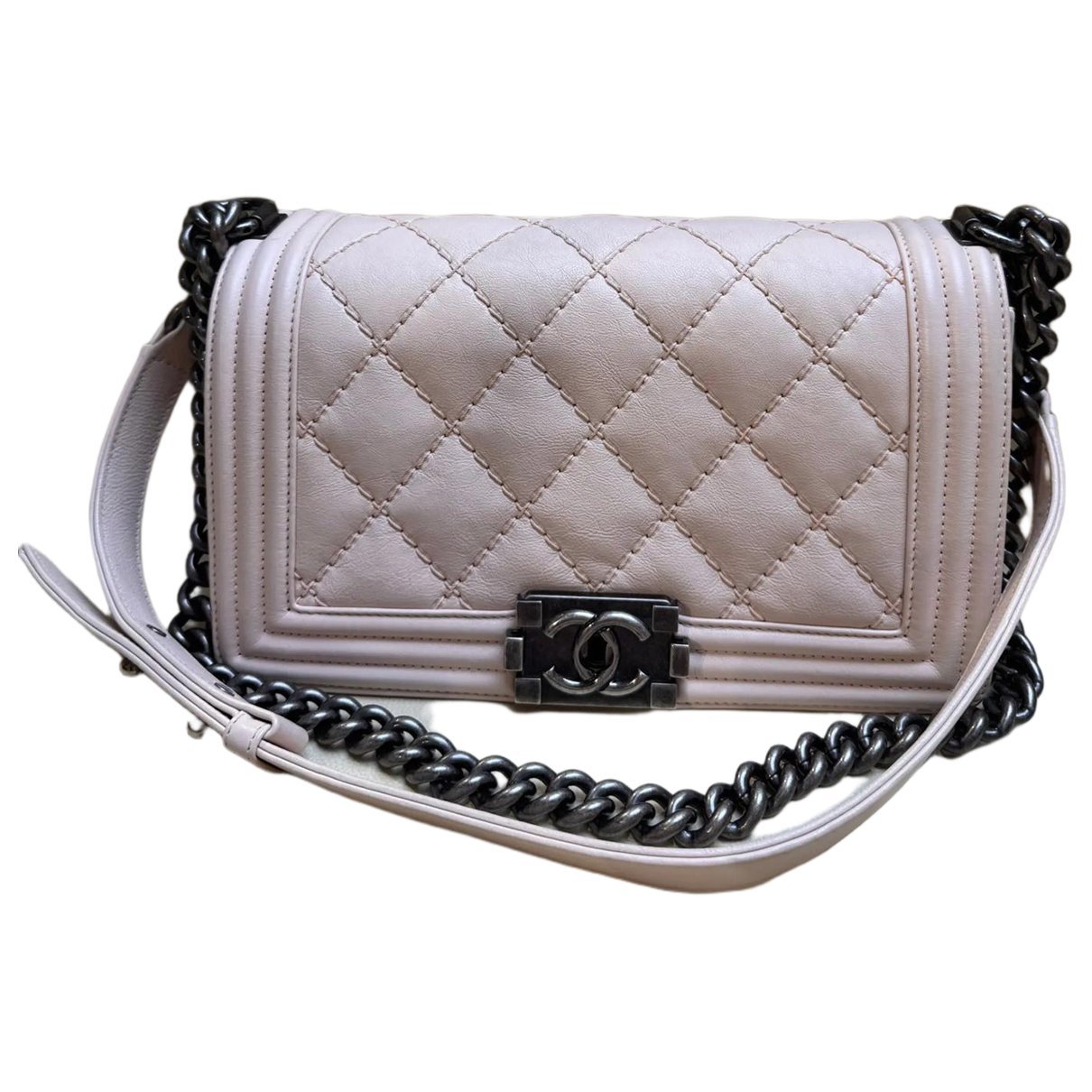 Boy leather crossbody bag