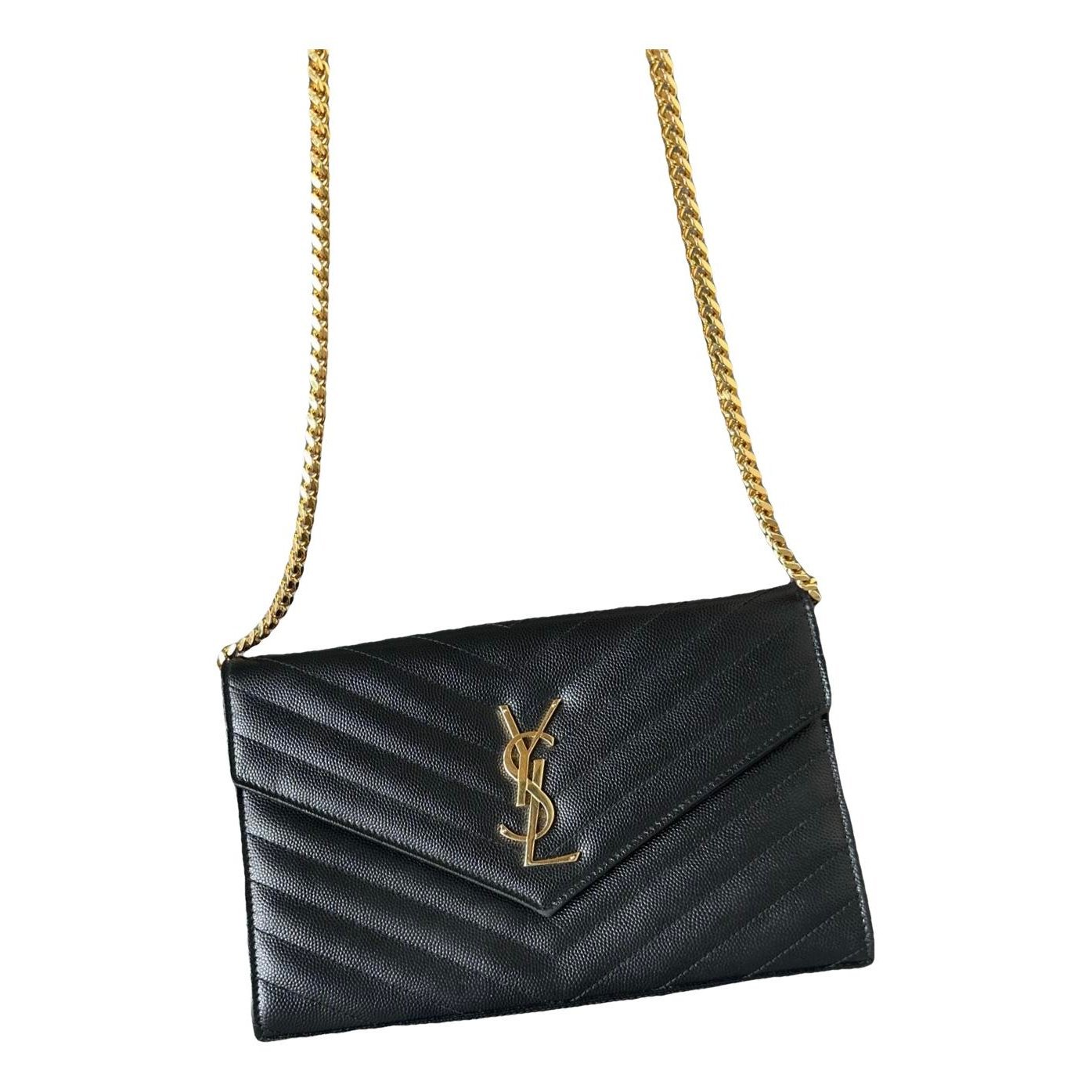 Portefeuille enveloppe leather handbag