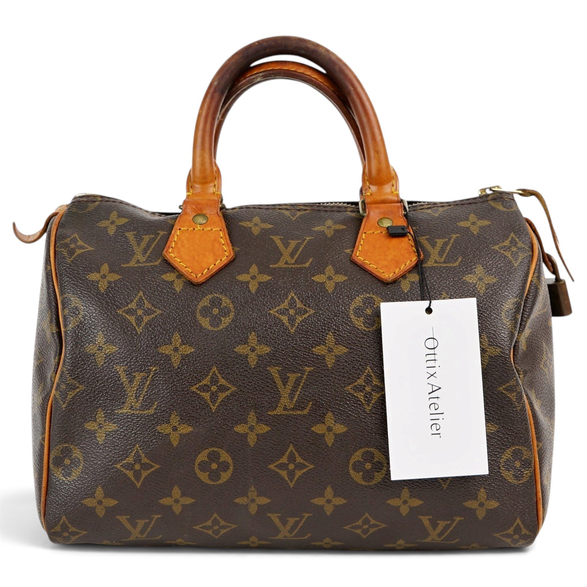 Speedy leather handbag