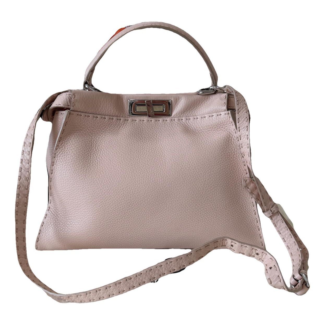Peekaboo leather handbag