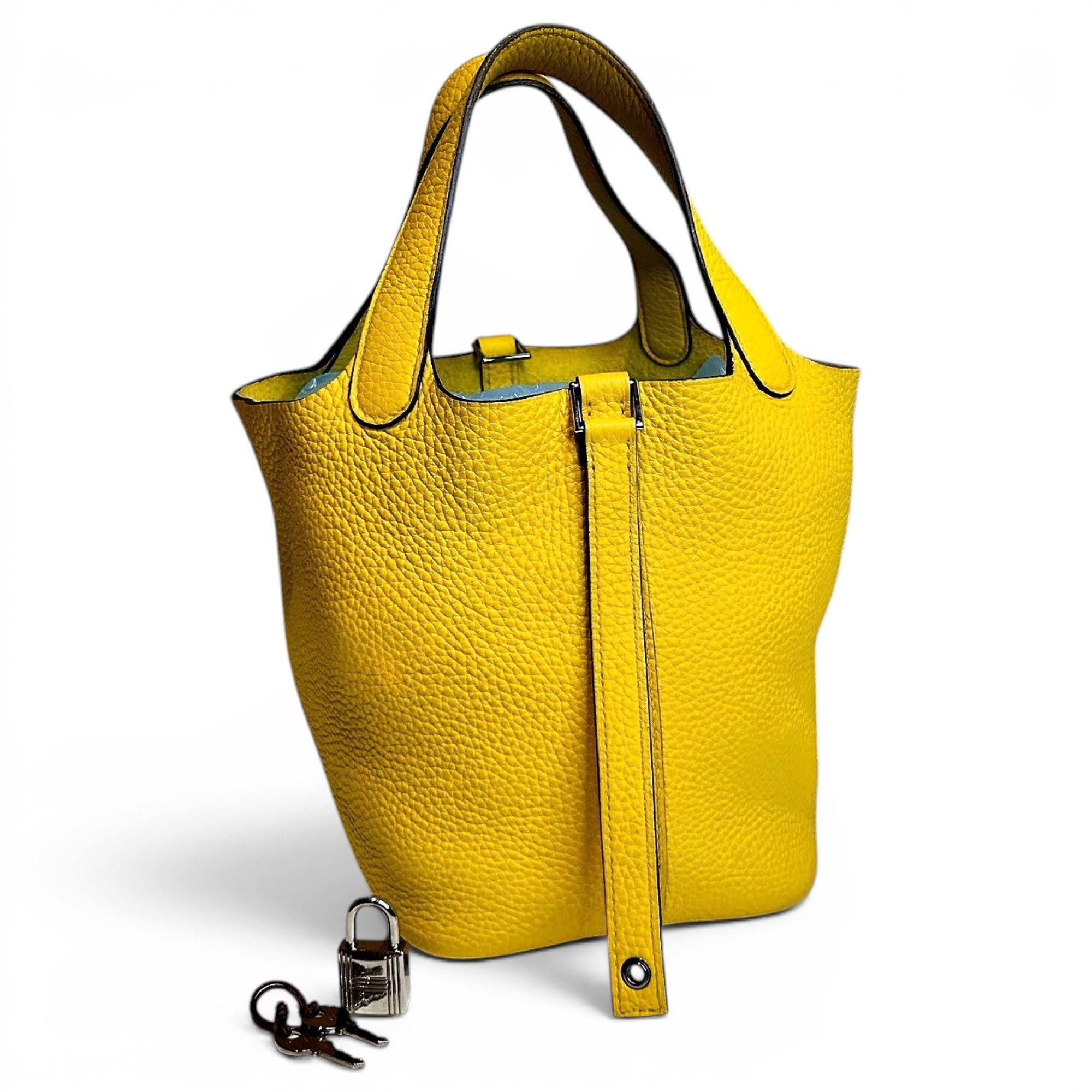 Picotin leather handbag
