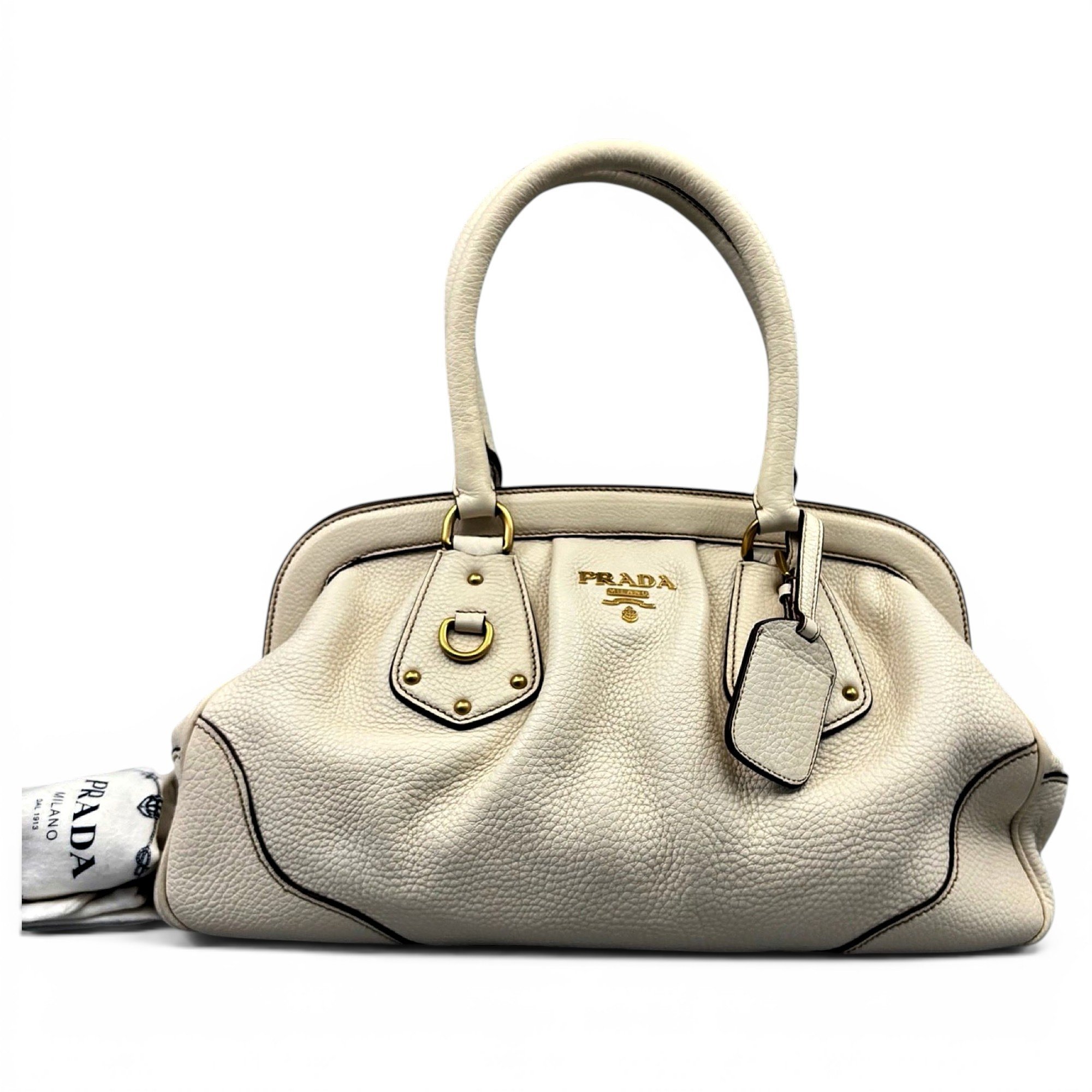 Leather handbag