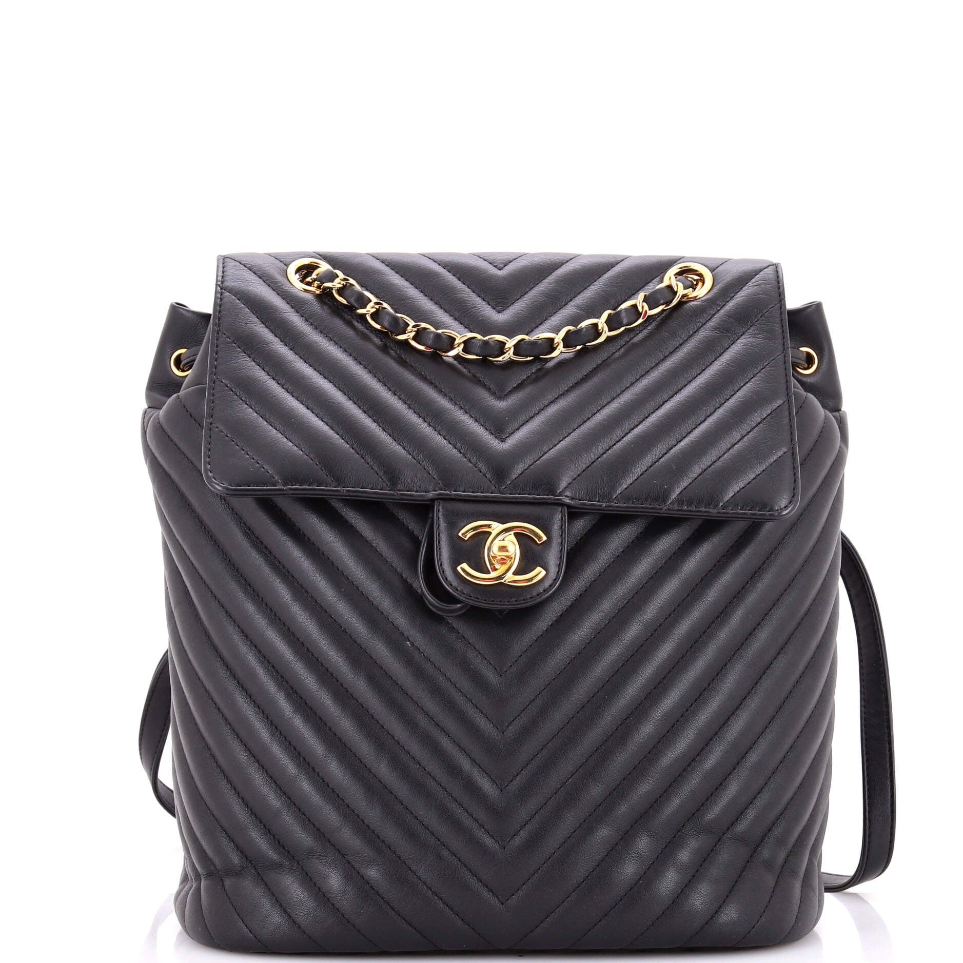 Urban Spirit Backpack Chevron Leather Large