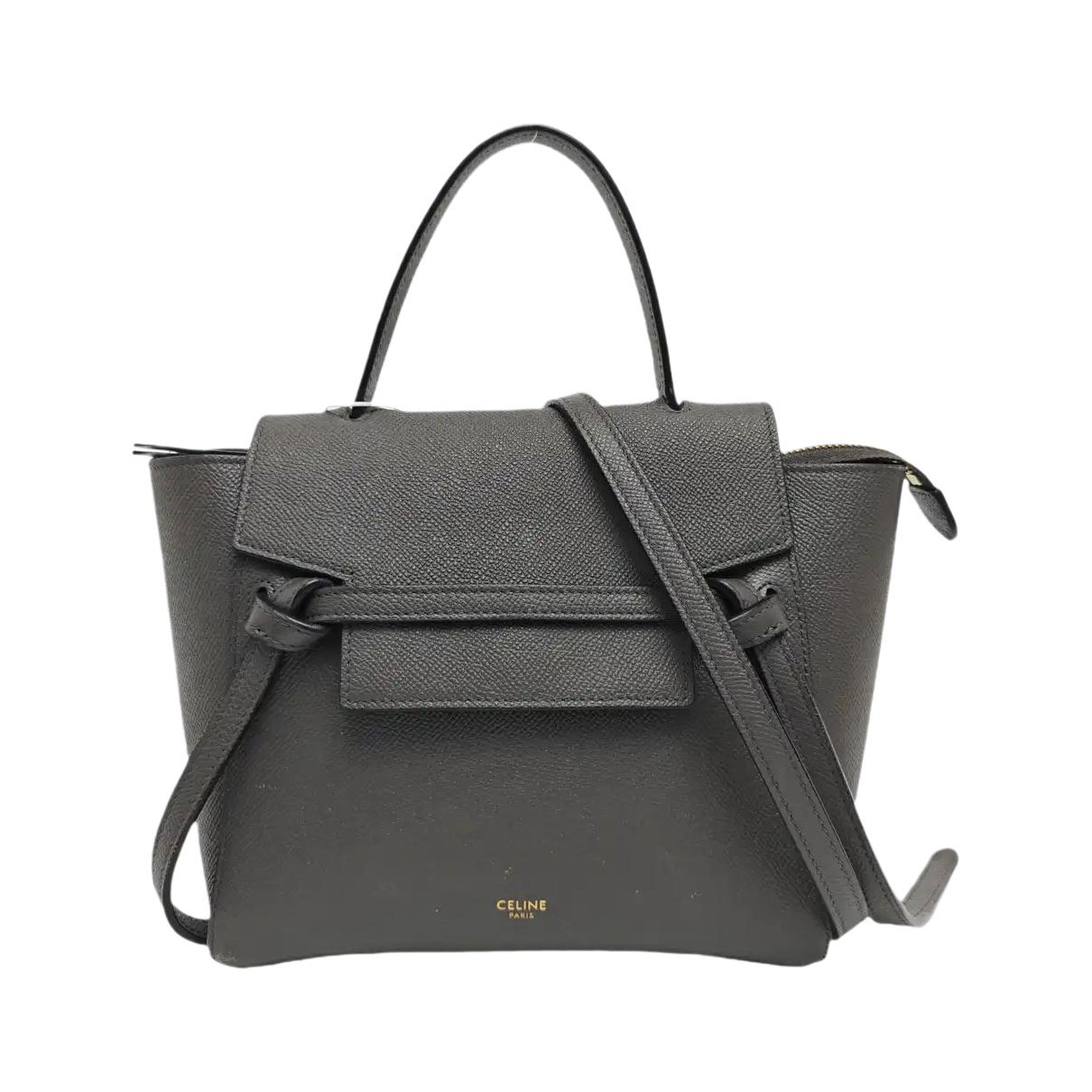 Belt leather handbag