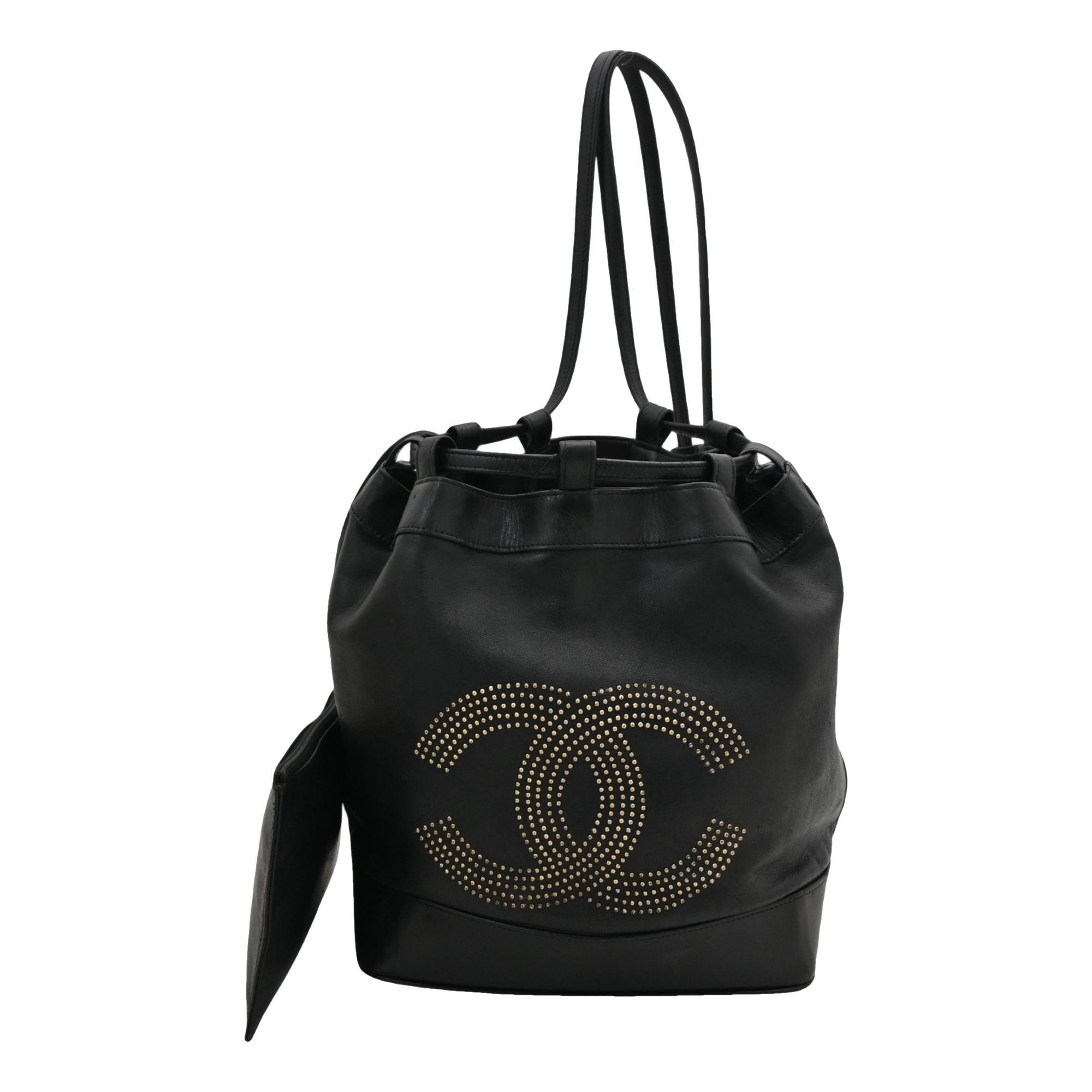 Leather backpack