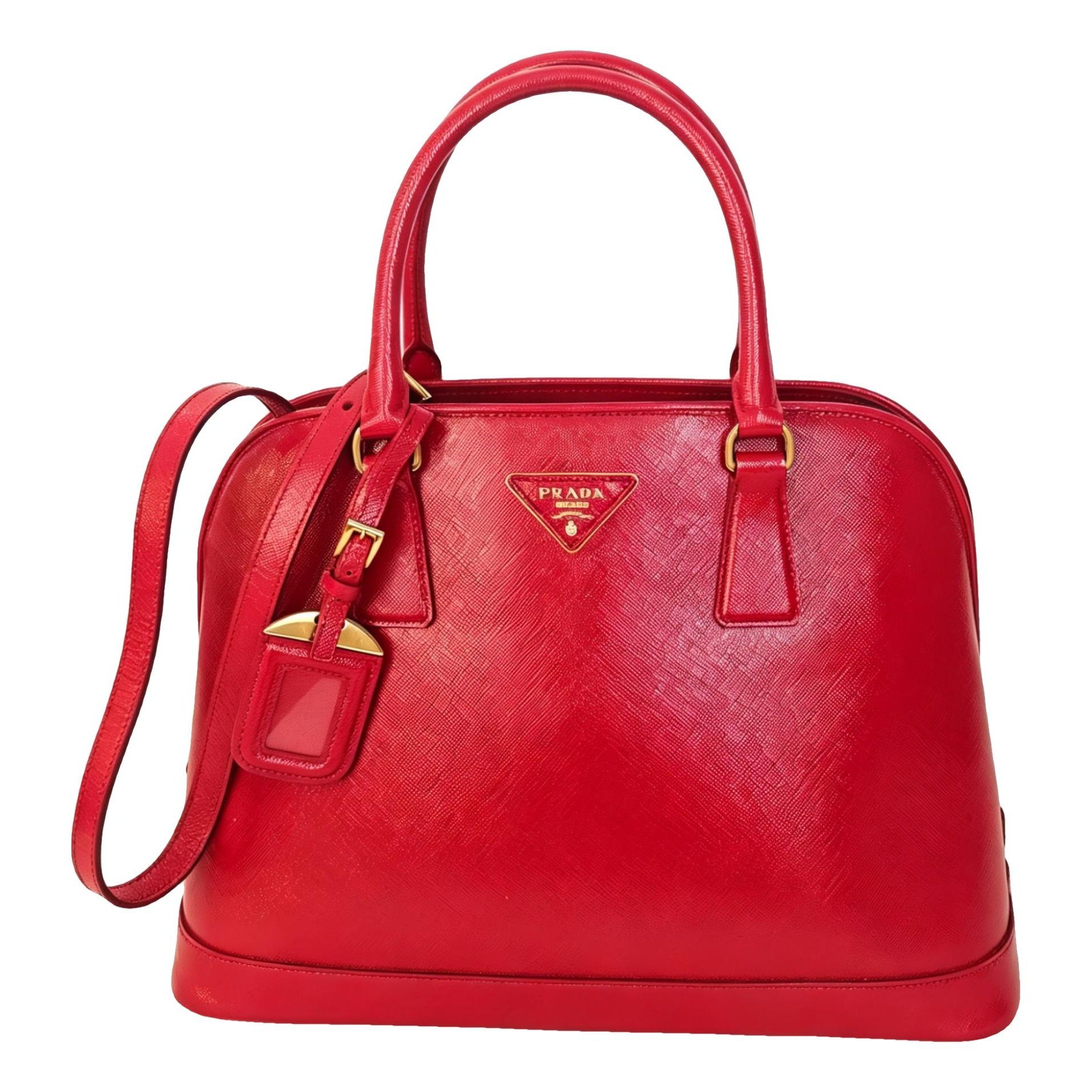 Promenade leather handbag