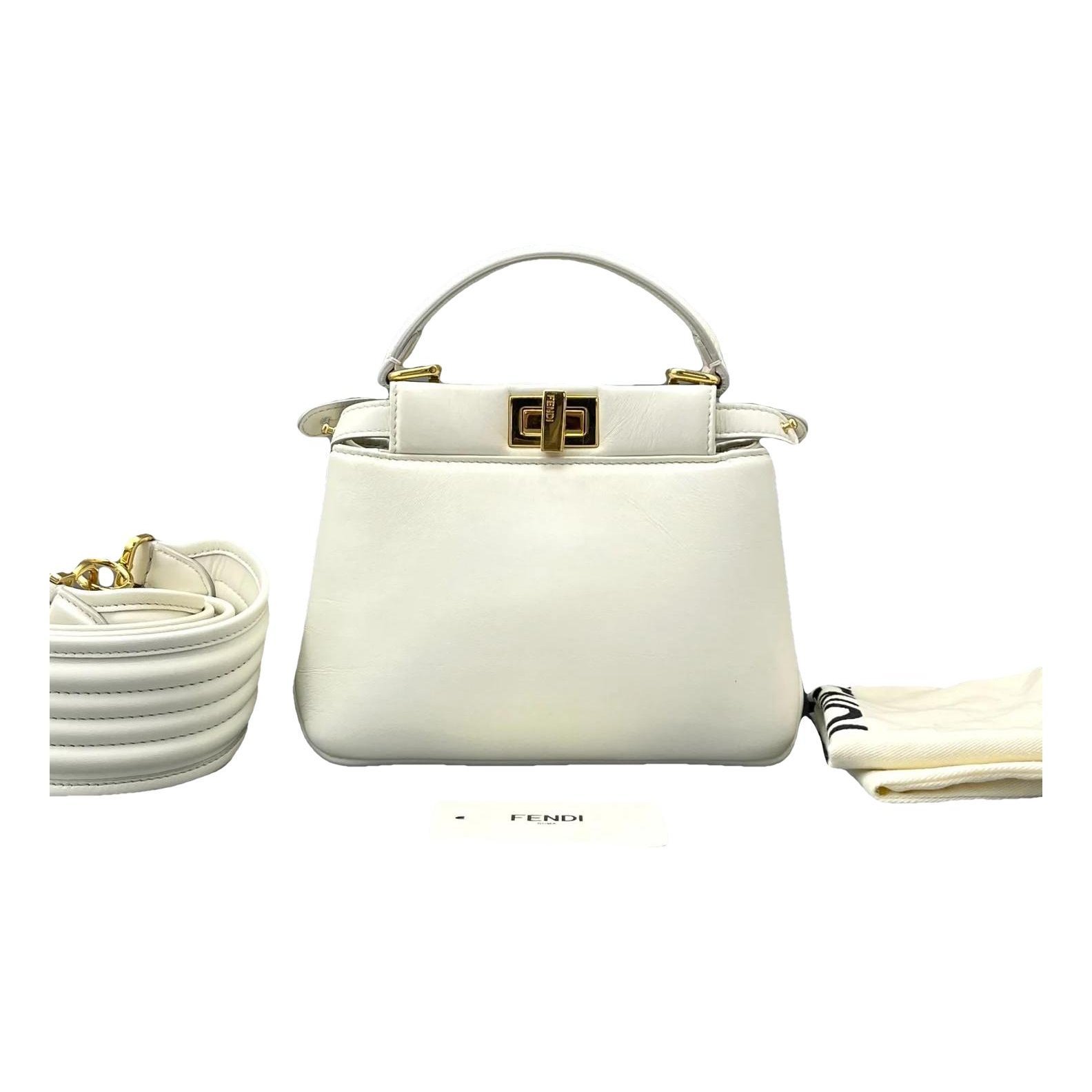 Peekaboo leather mini bag