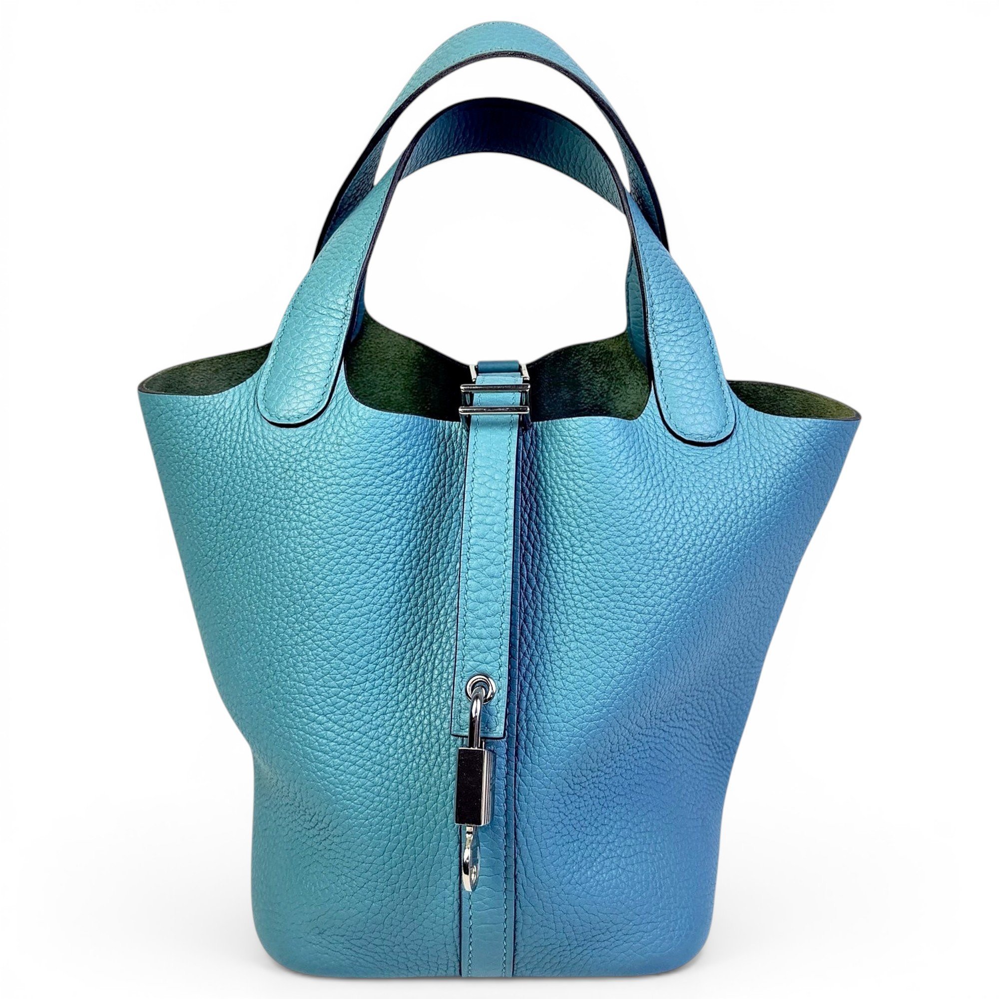 Picotin leather handbag