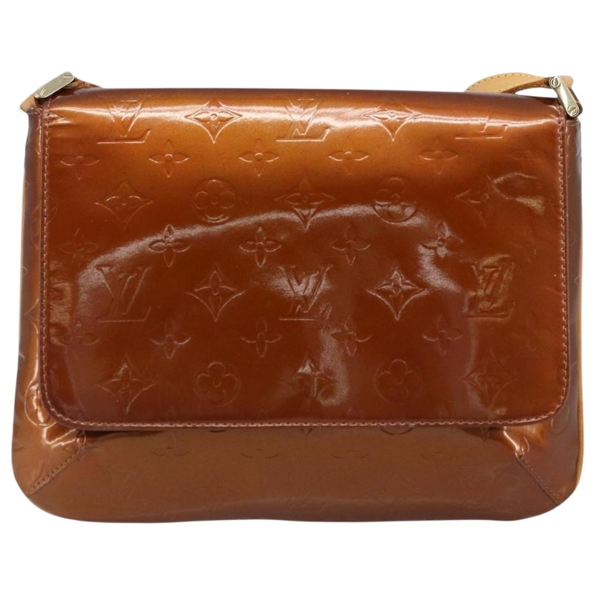 Thompson patent leather handbag