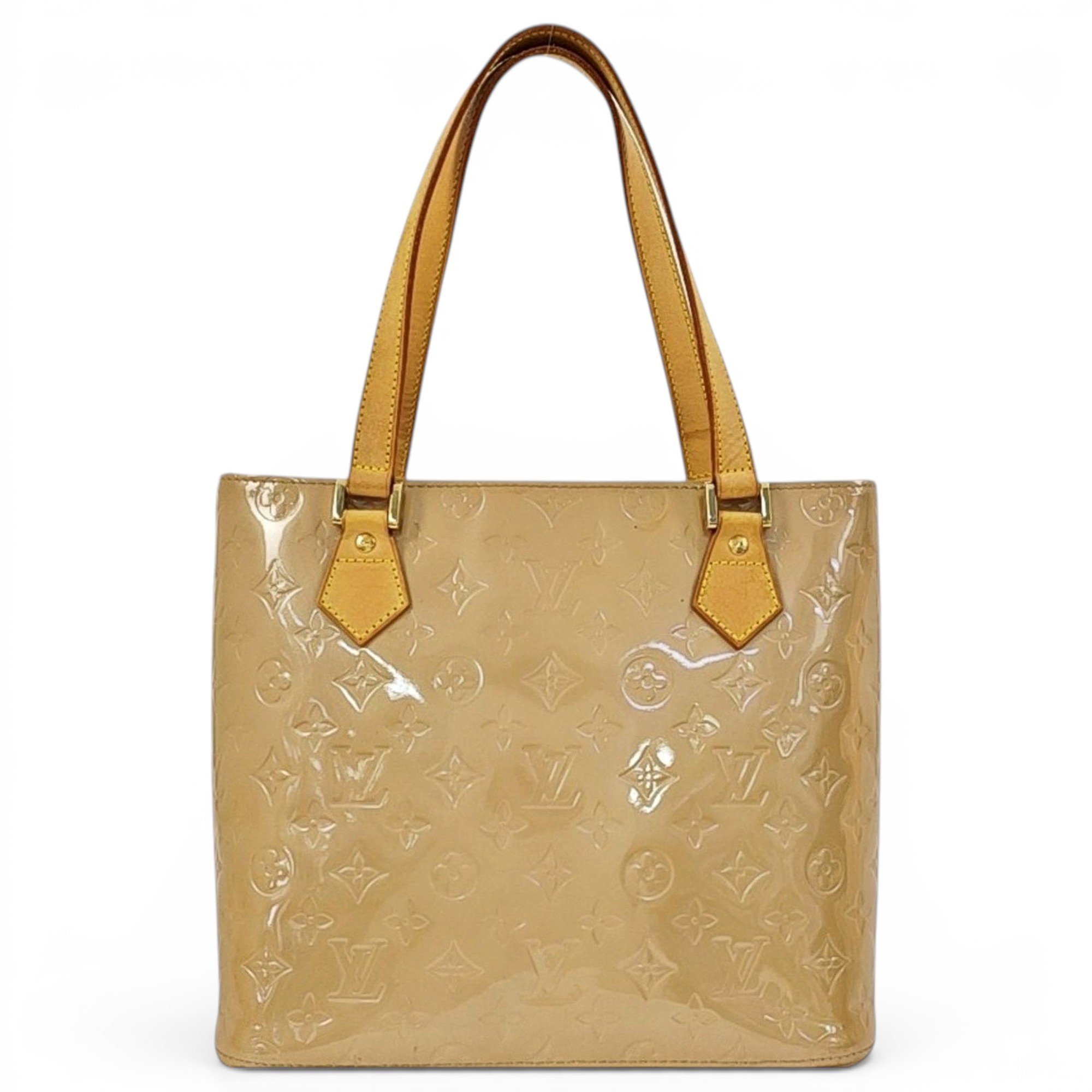Houston patent leather handbag