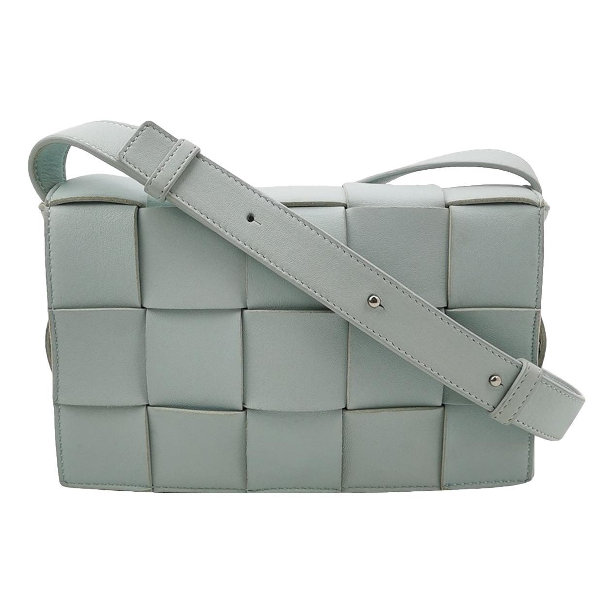 Cassette leather handbag