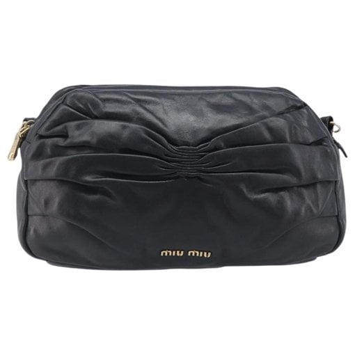 Matelassé leather handbag