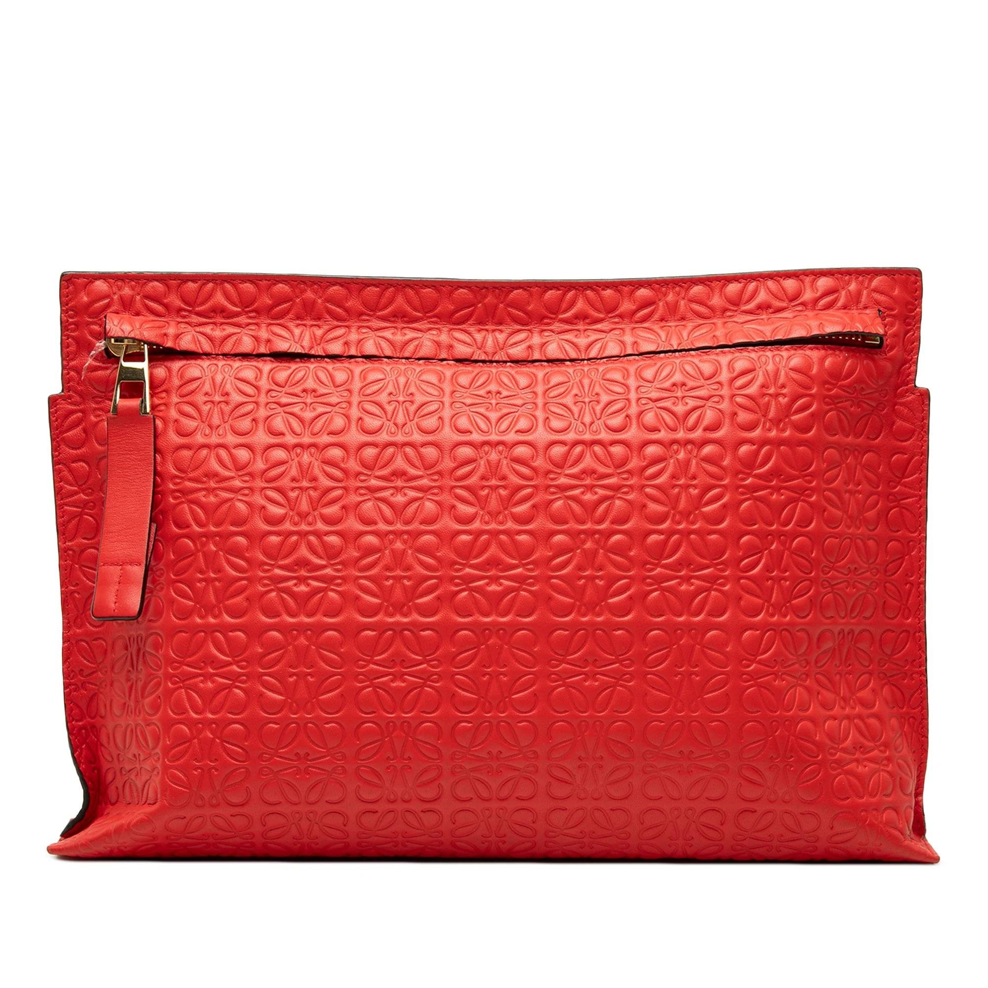 Anagram pony-style calfskin bag