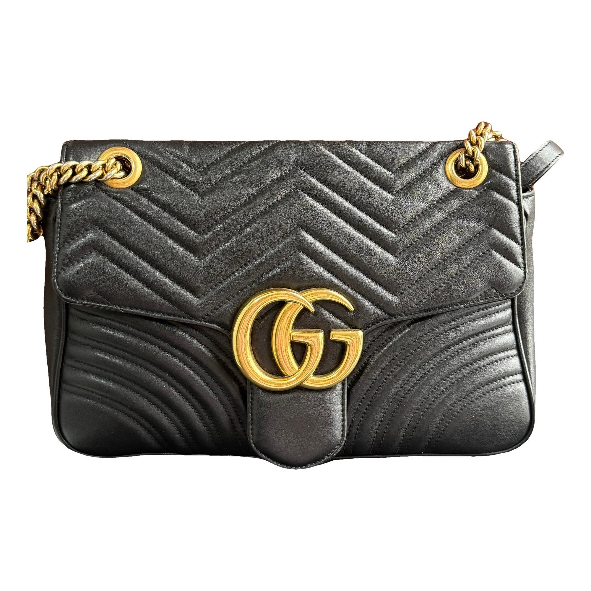 GG Marmont Chain leather crossbody bag