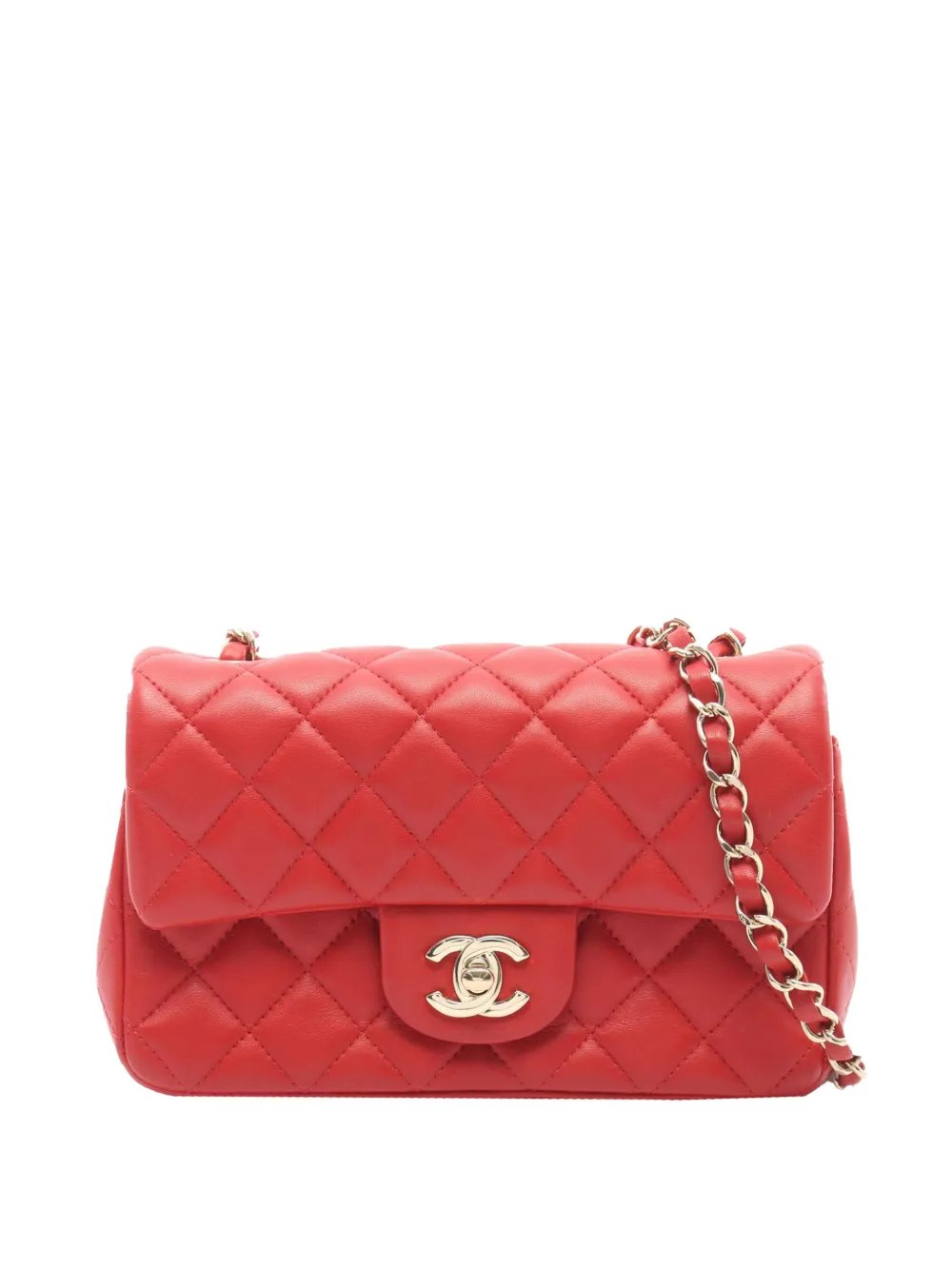 2019 Mini Rectangular Classic Lambskin Single Flap crossbody bag