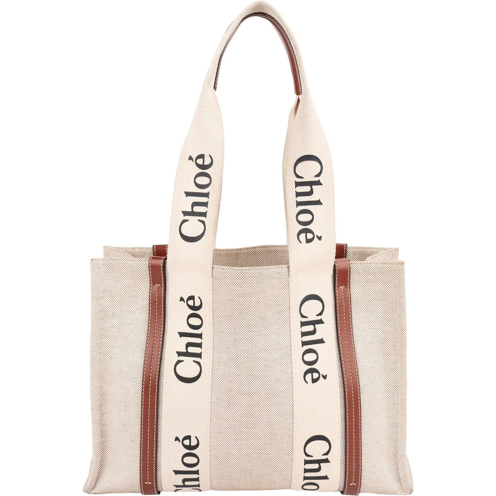 Woody leather handbag