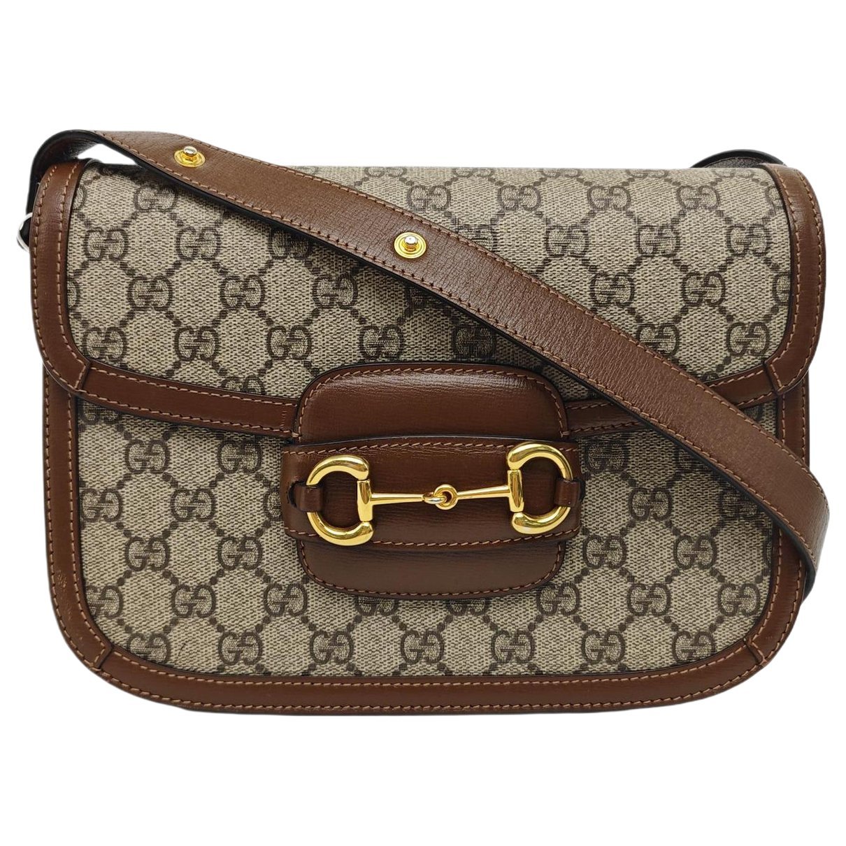 Handle Horsebit 1955 leather handbag