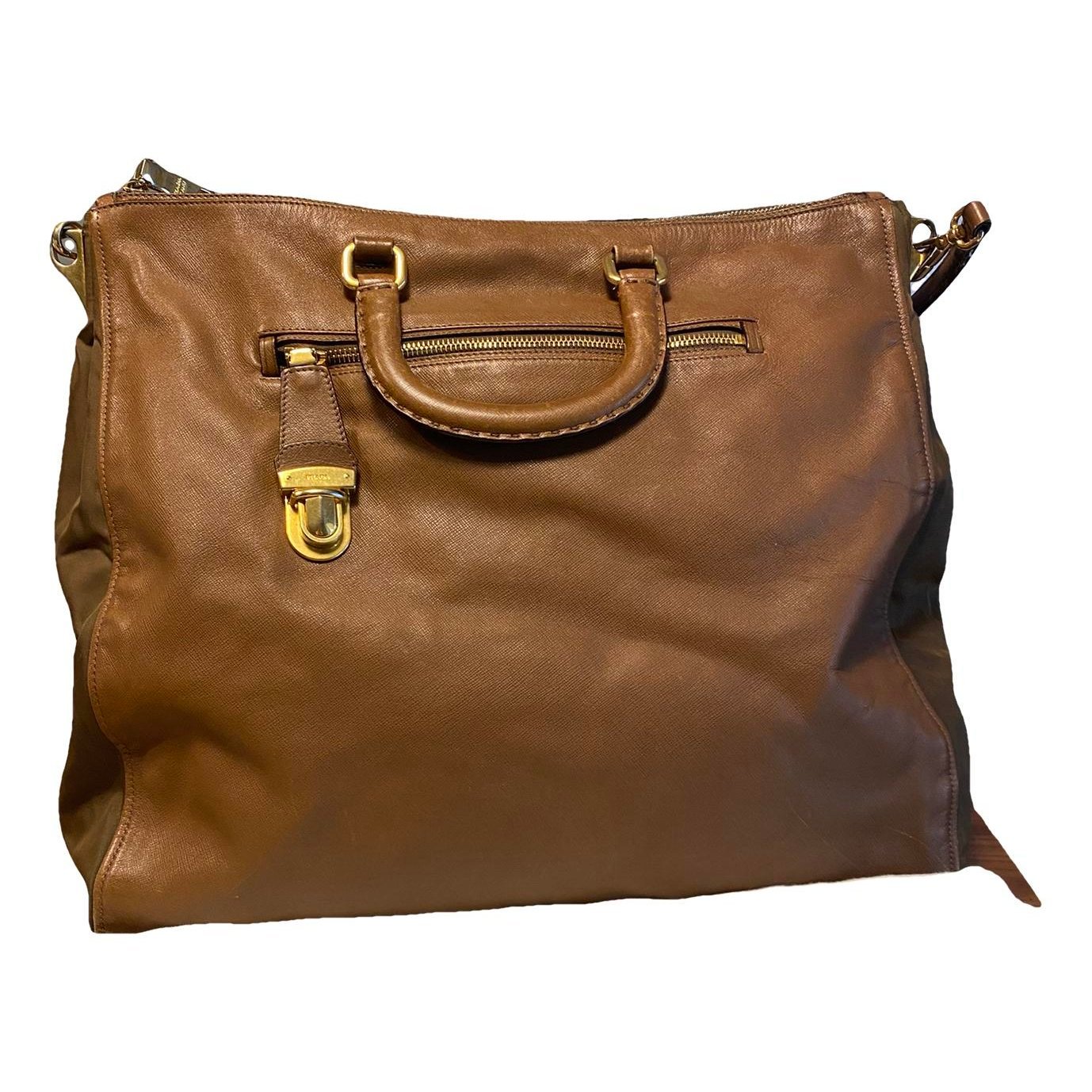Esplanade leather satchel