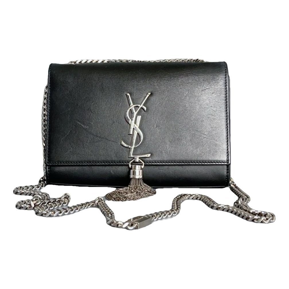 Pompom Kate leather handbag