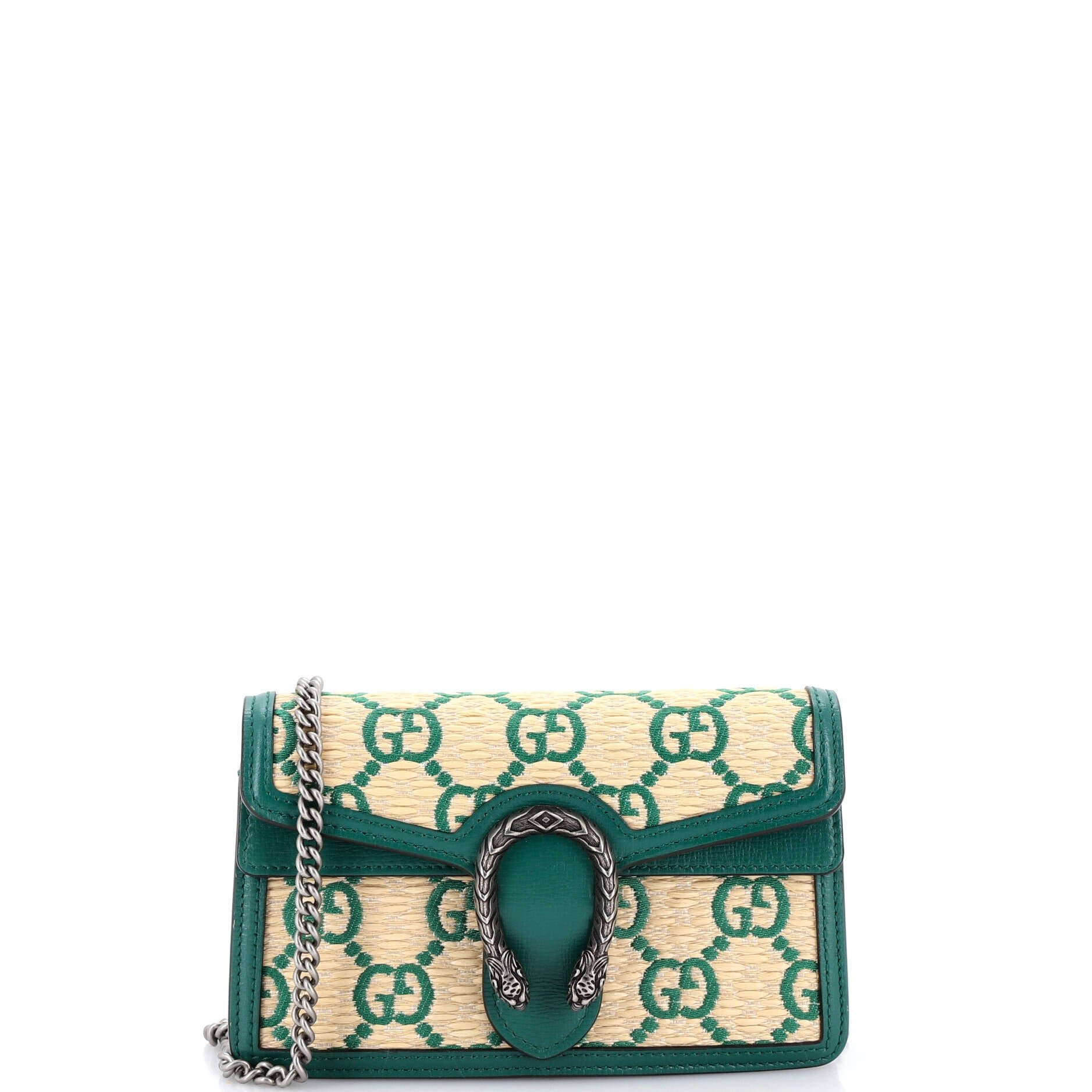 Dionysus Bag GG Straw Super Mini