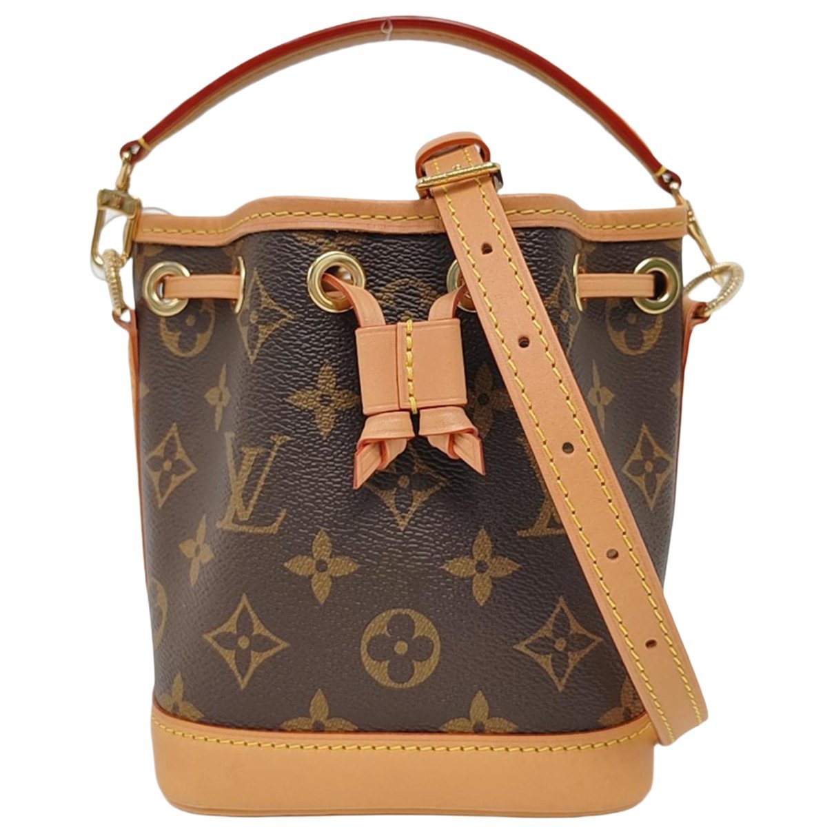 Nano Noé leather handbag