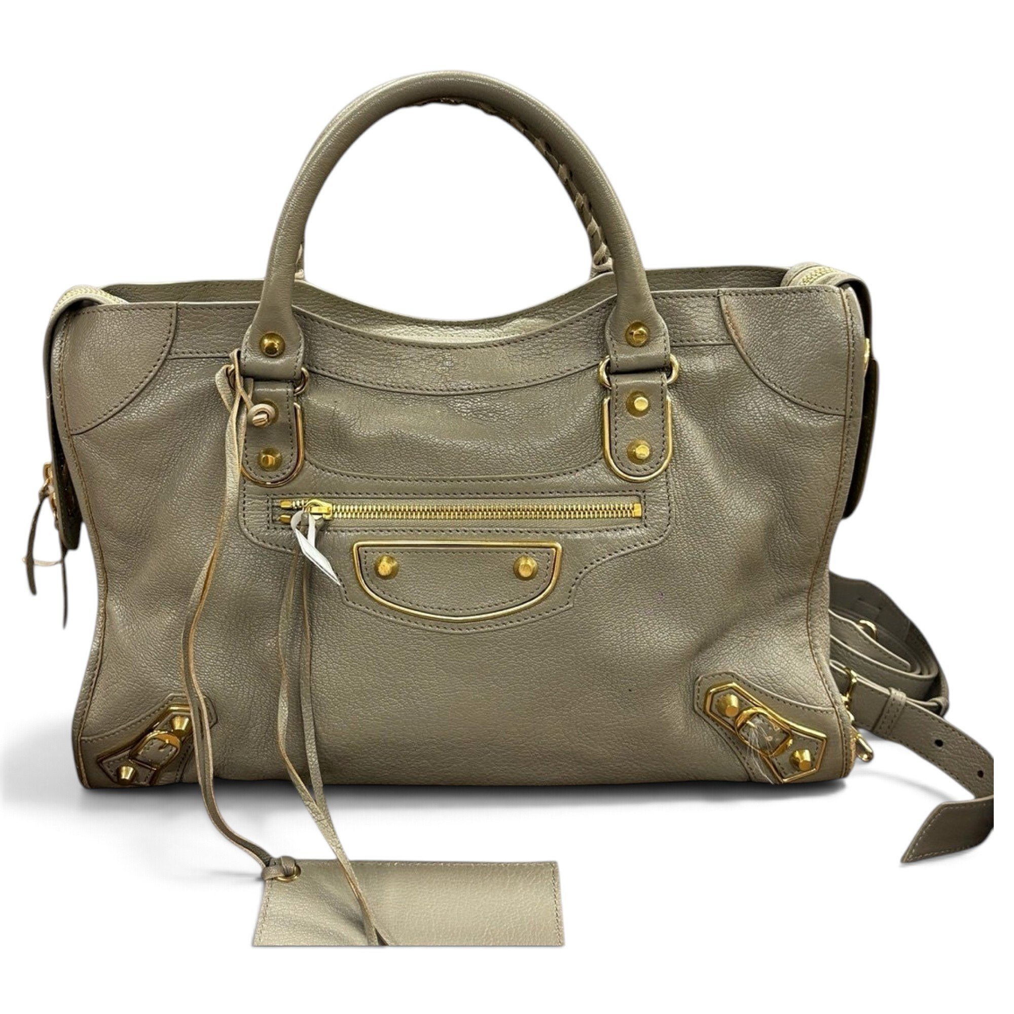 Leather handbag