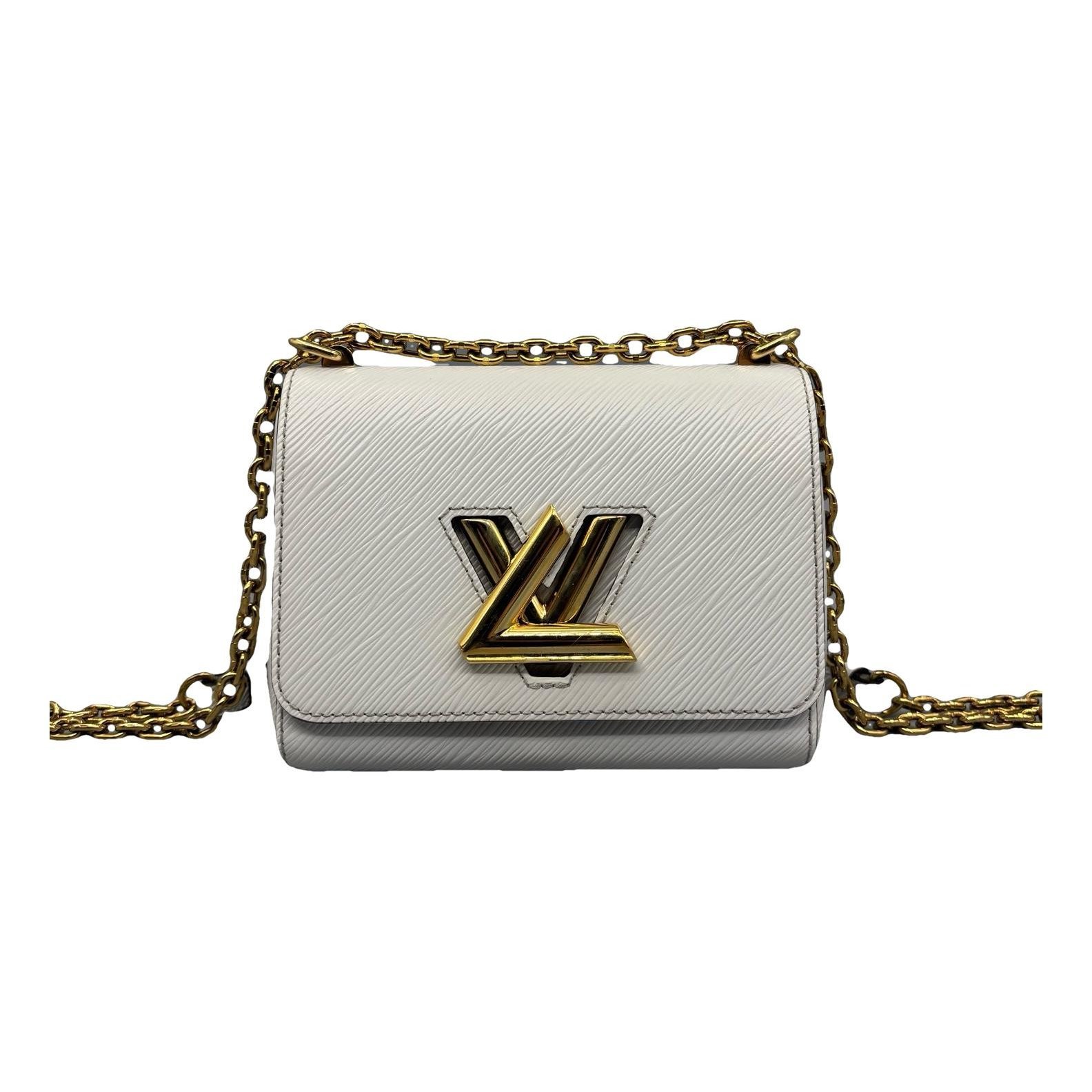 Twist leather handbag