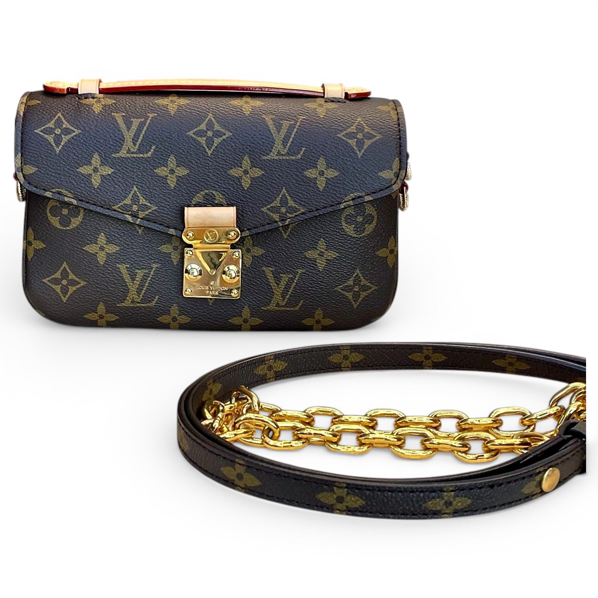 Leather handbag